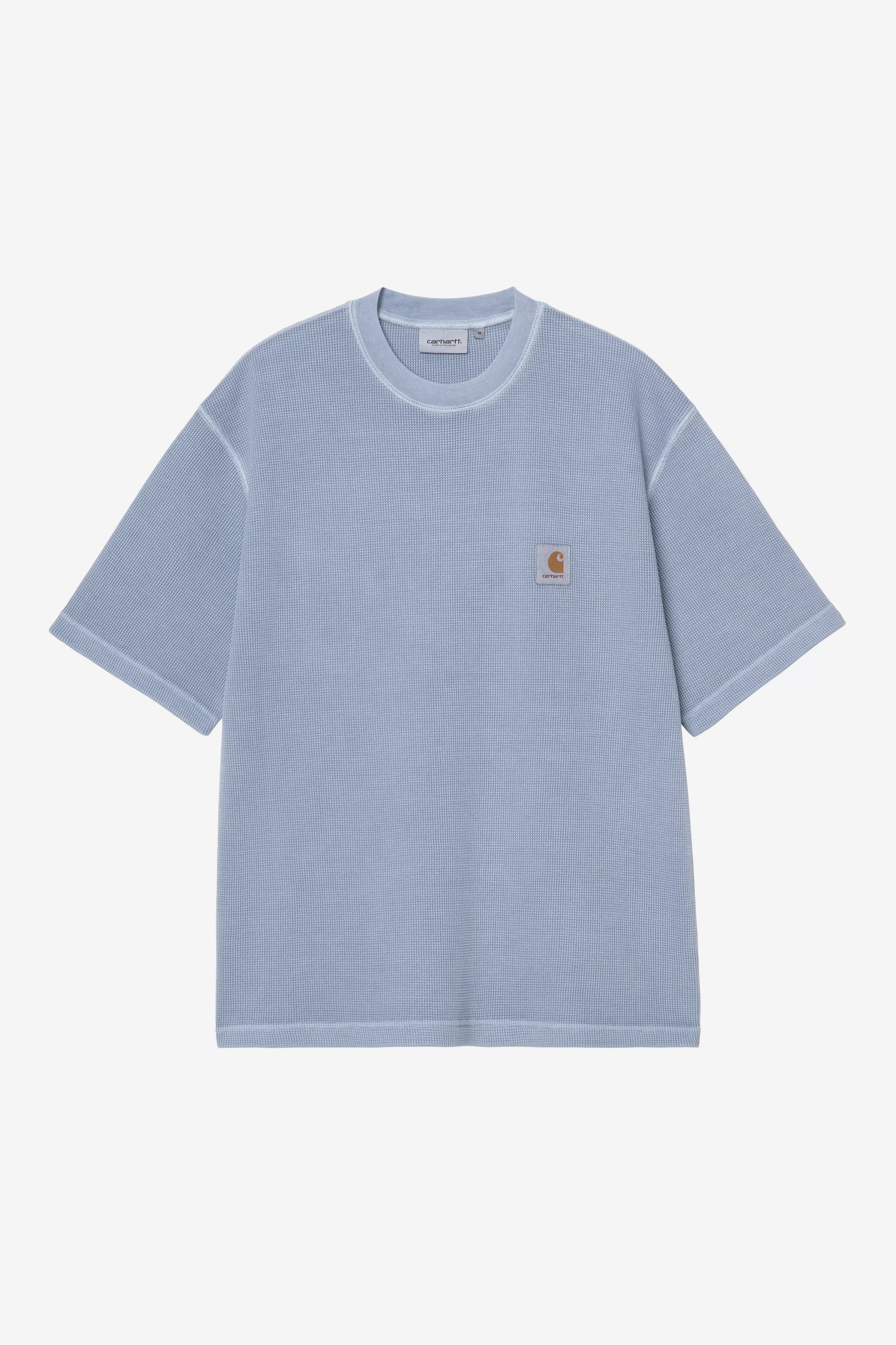 Carhartt WIP Nelson Waffle T-Shirt - Gentle Blue