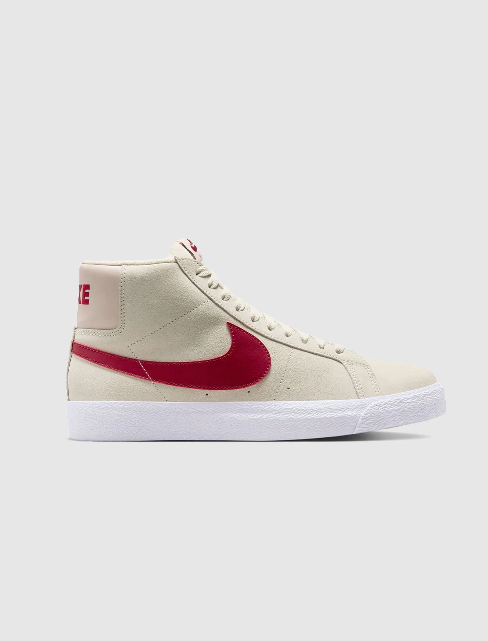 NIKE SKATEBOARD SB BLAZER MID "PALE IVORY/NOBLE RED"