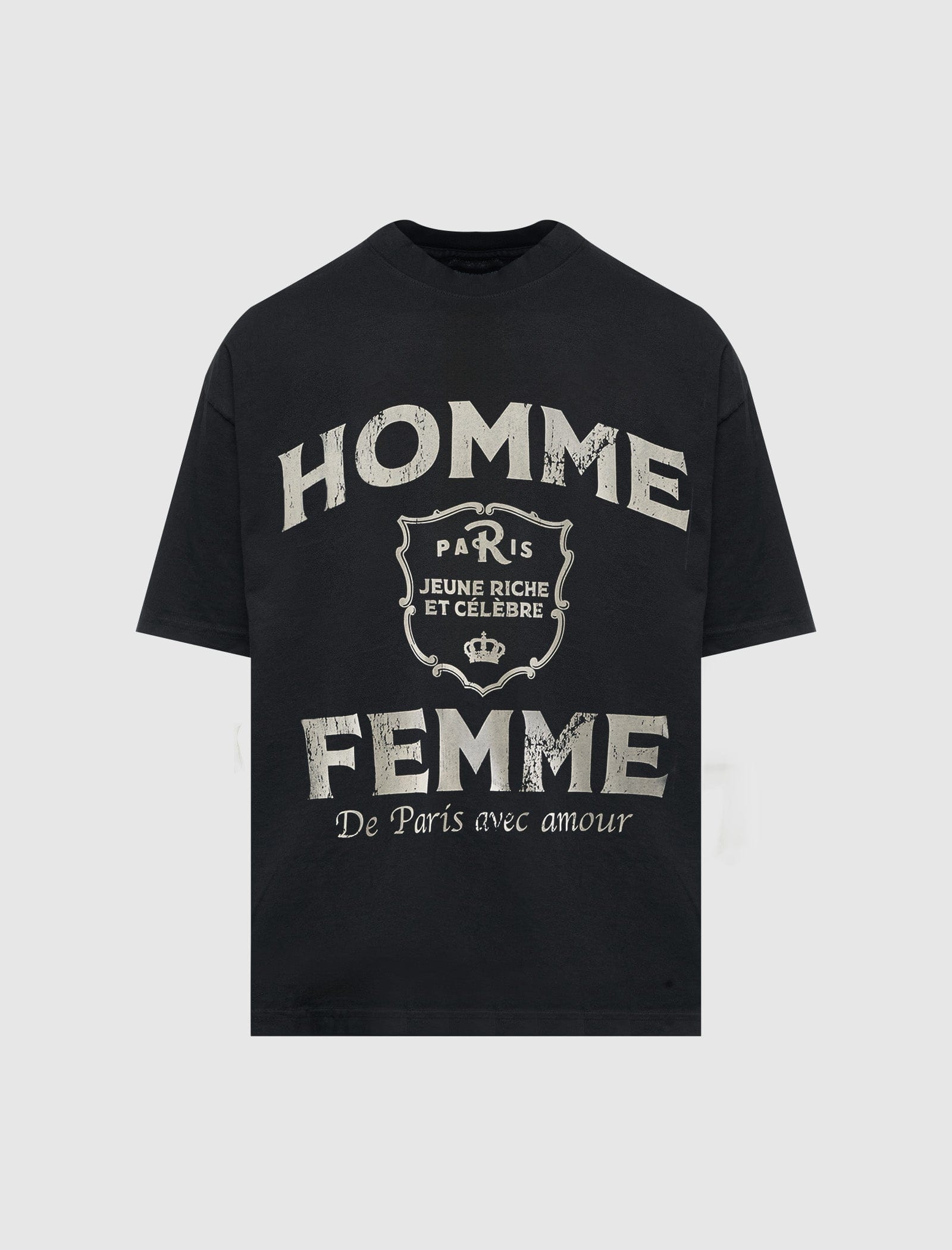 HOMME FEMME AMOUR CROPPED TEE