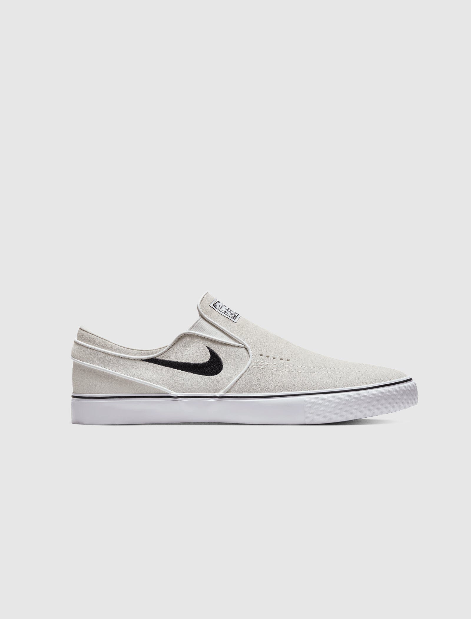 NIKE SKATEBOARD SB JANOSKI+ SLIP "WHITE/BLACK"