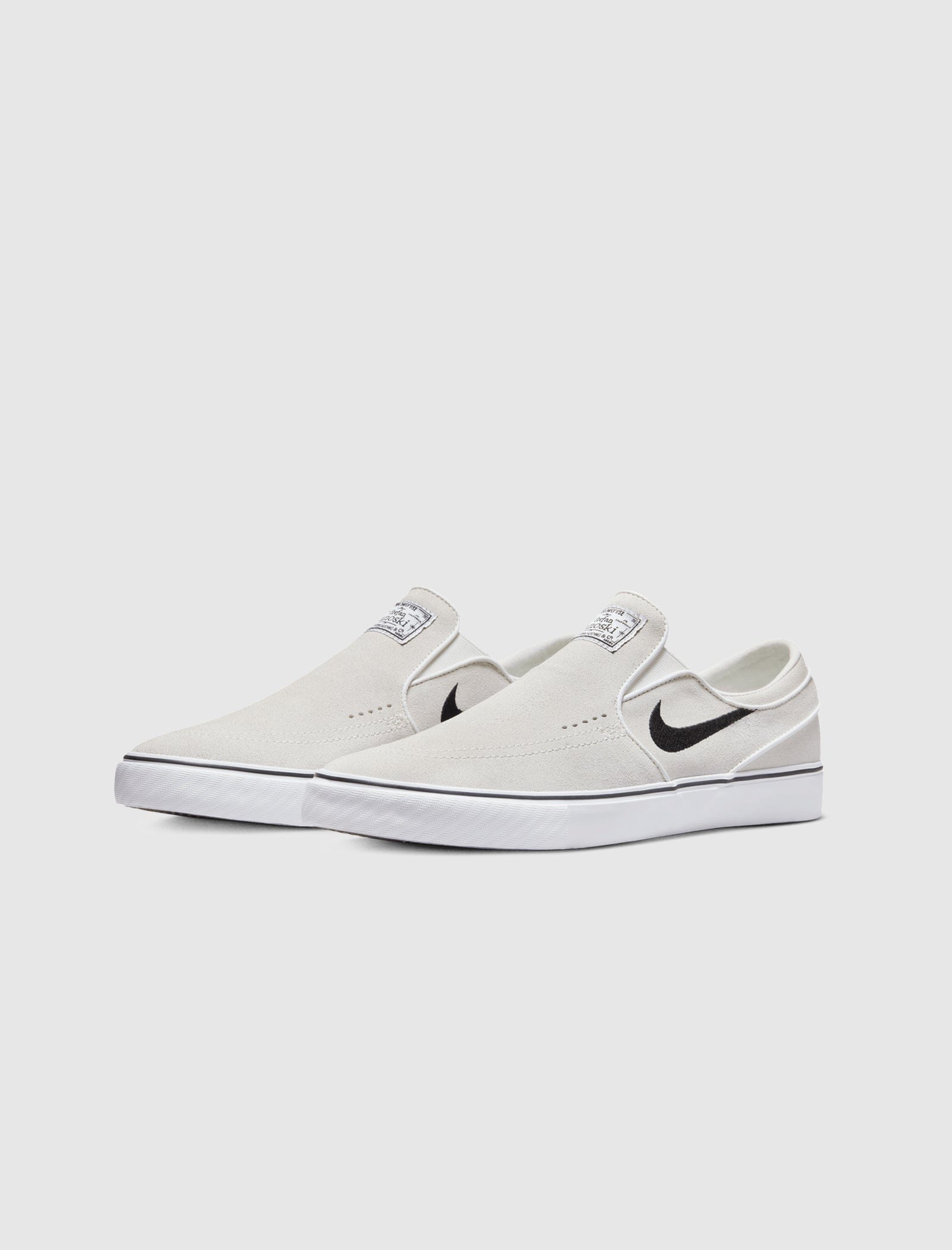 NIKE SKATEBOARD SB JANOSKI+ SLIP "WHITE/BLACK"