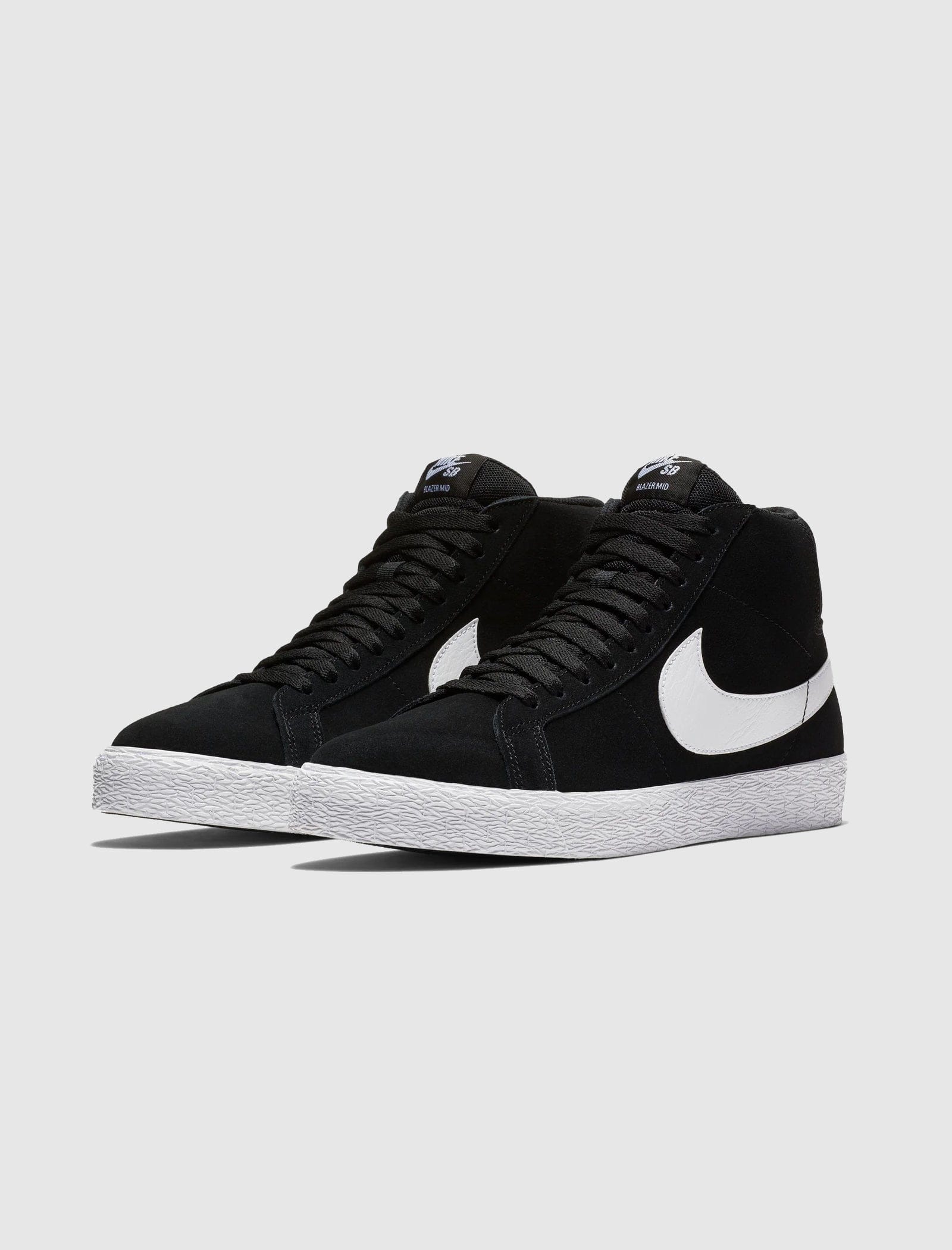 NIKE SKATEBOARD SB ZOOM BLAZER MID "BLACK/WHITE"