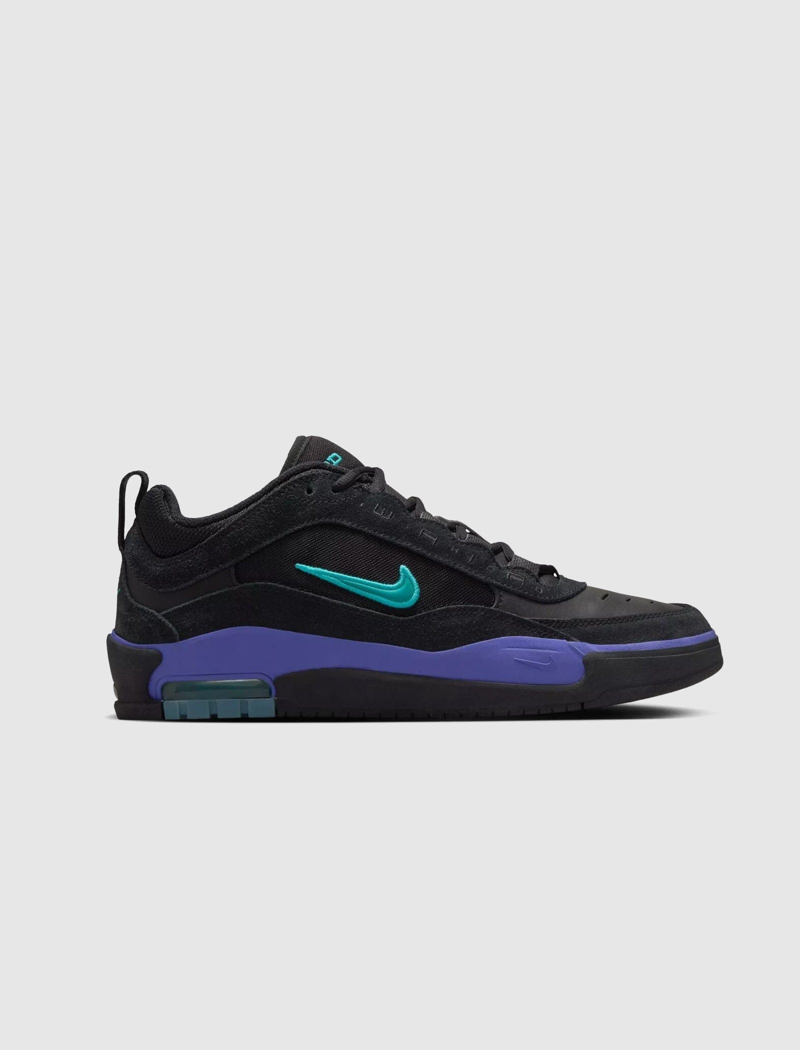 NIKE SKATEBOARD SB AIR MAX ISHOD FLAX "BLACK/GRAPE"