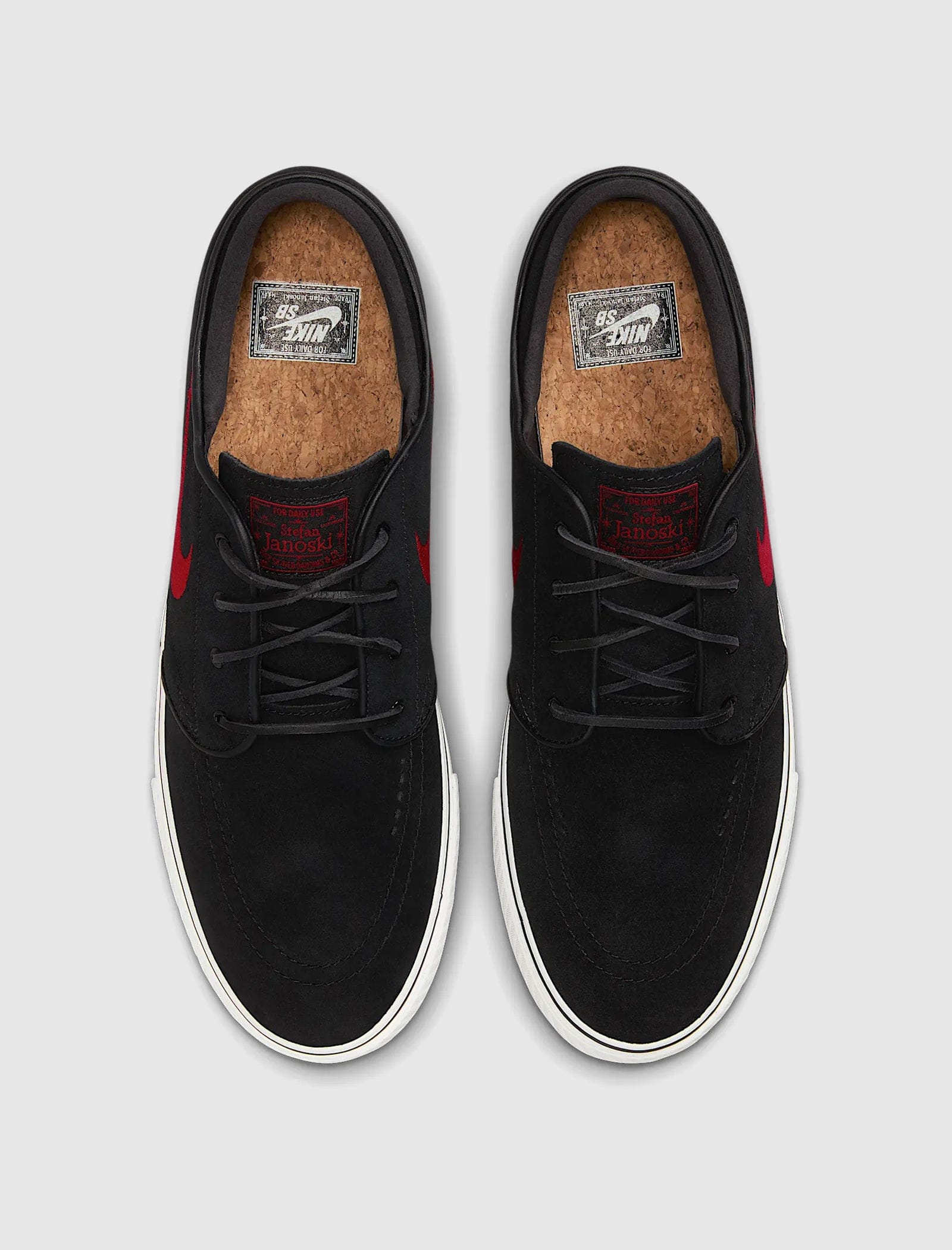 NIKE SKATEBOARD SB ZOOM JANOSKI OG "BLACK/UNIVERSITY RED/BLACK/SUMMIT WHITE"