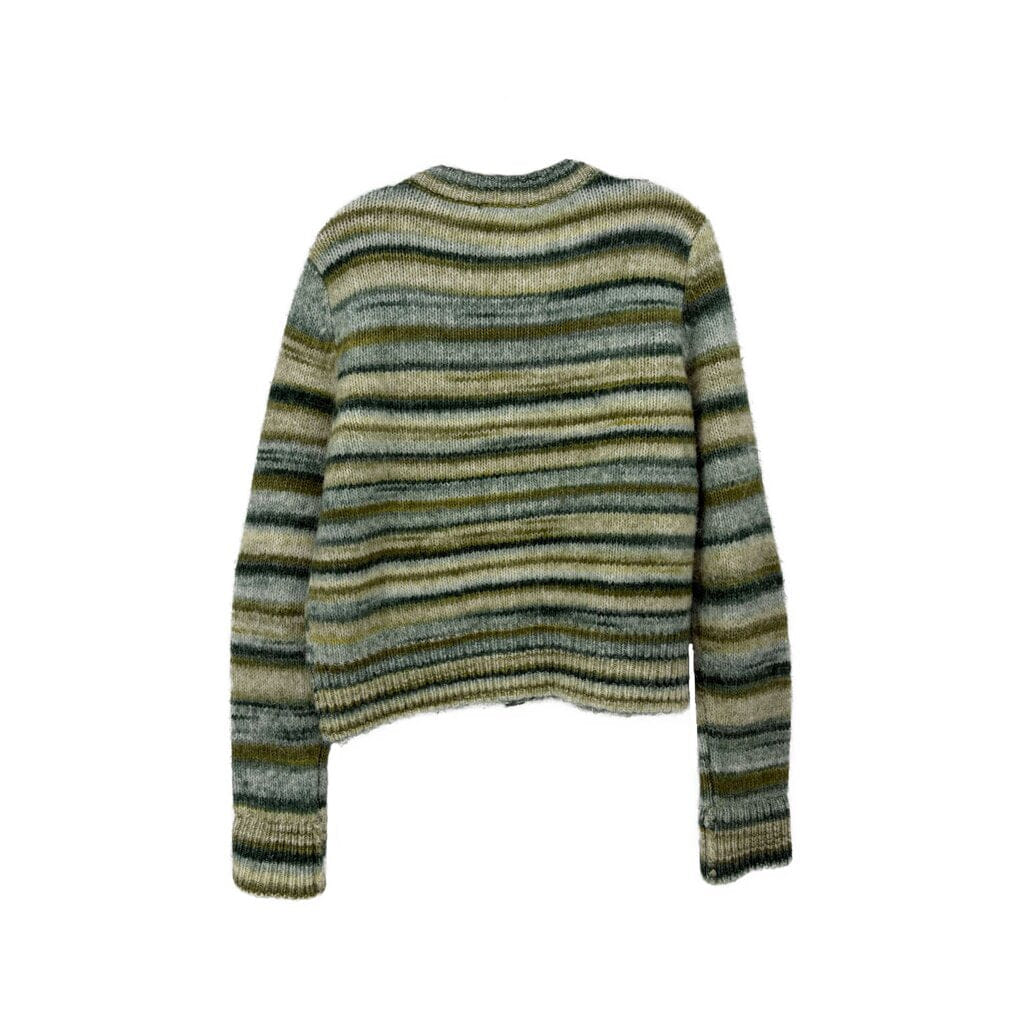 SPENDID STRIPED CARDIGANS GREEN S