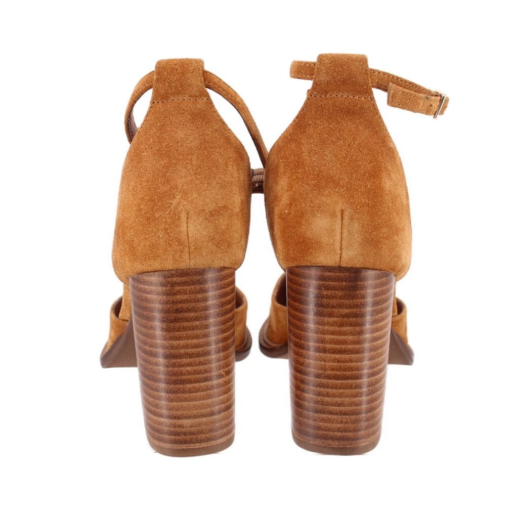 DIBA TRUE SUEDE HEELS BROWN 8.5 US