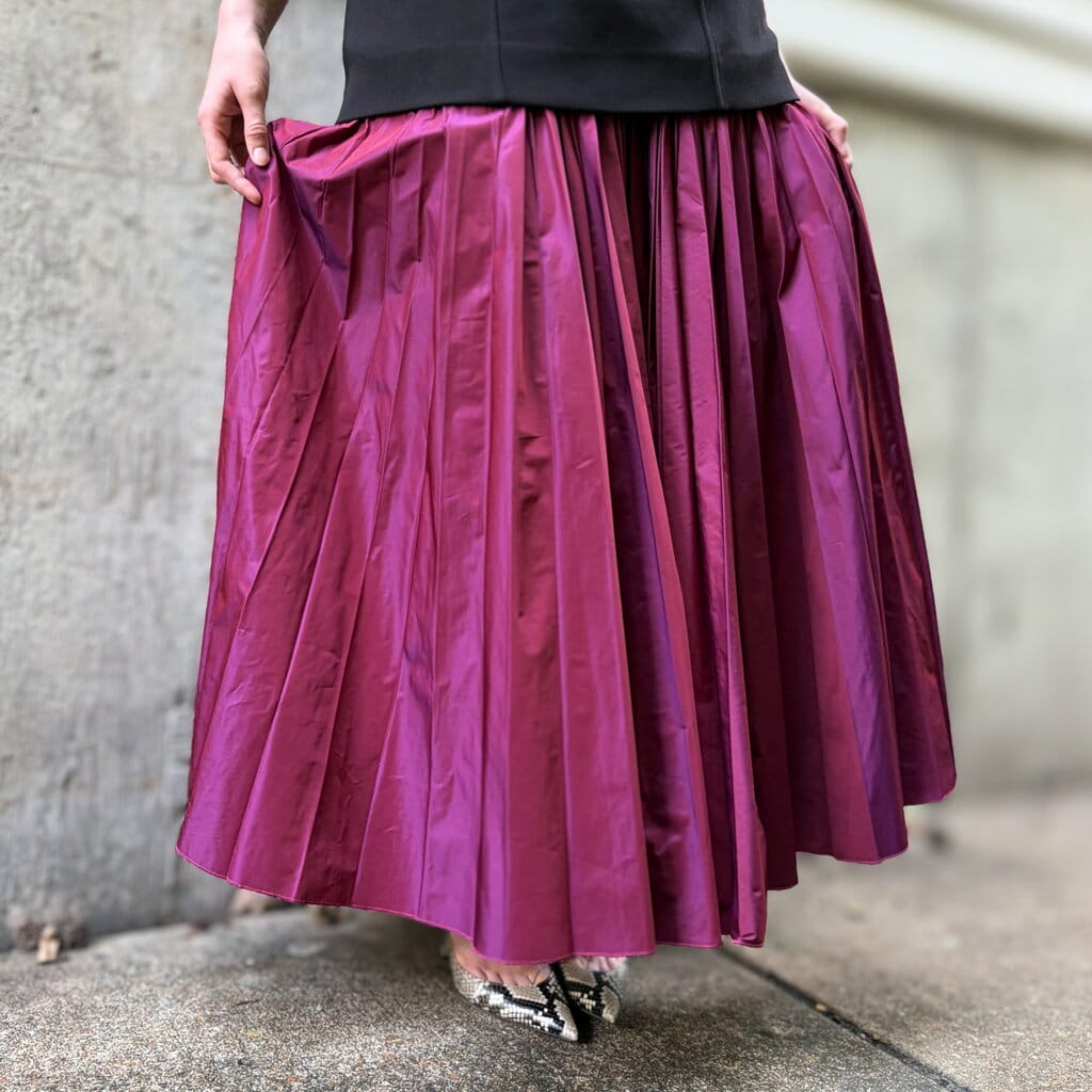 WINGATE PLEATED SKIRTS MAGENTA S