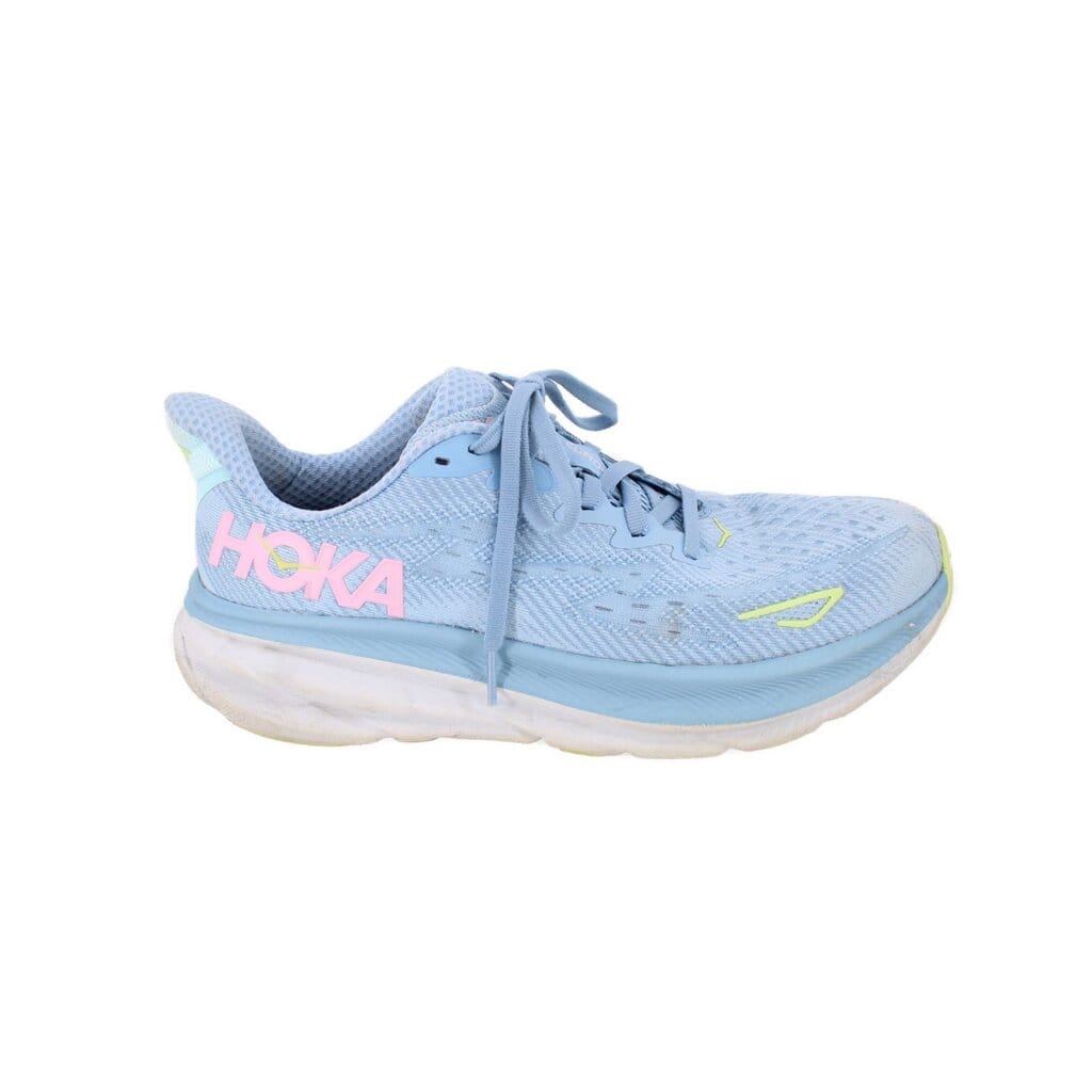 HOKA MESH SNEAKERS BLUE 8.5 US