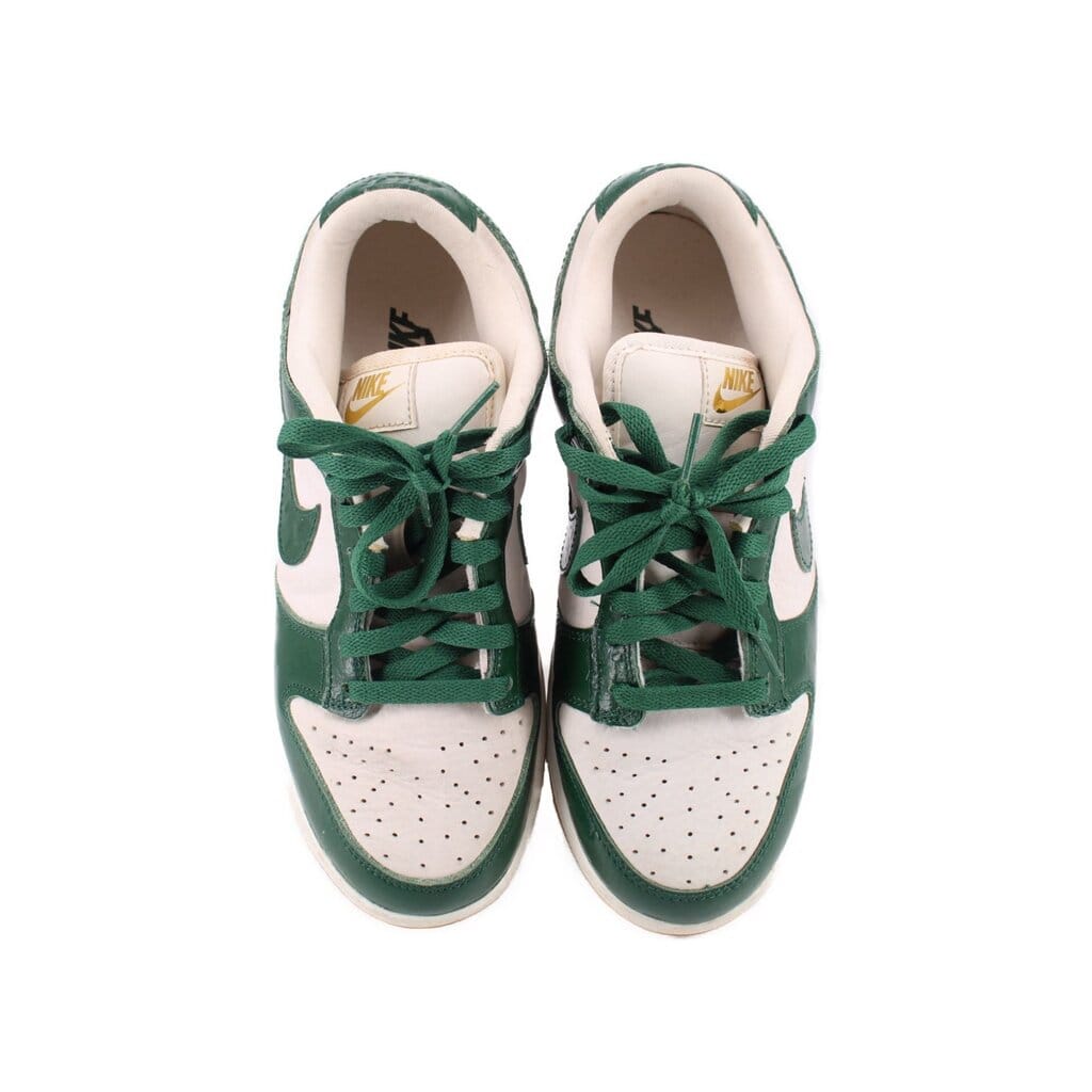 NIKE WOMEN'S DUNK LOW SNEAKERS GREEN 8 US