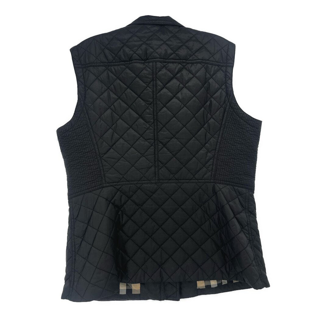 BURBERRY QUILTED VEST BLACK L