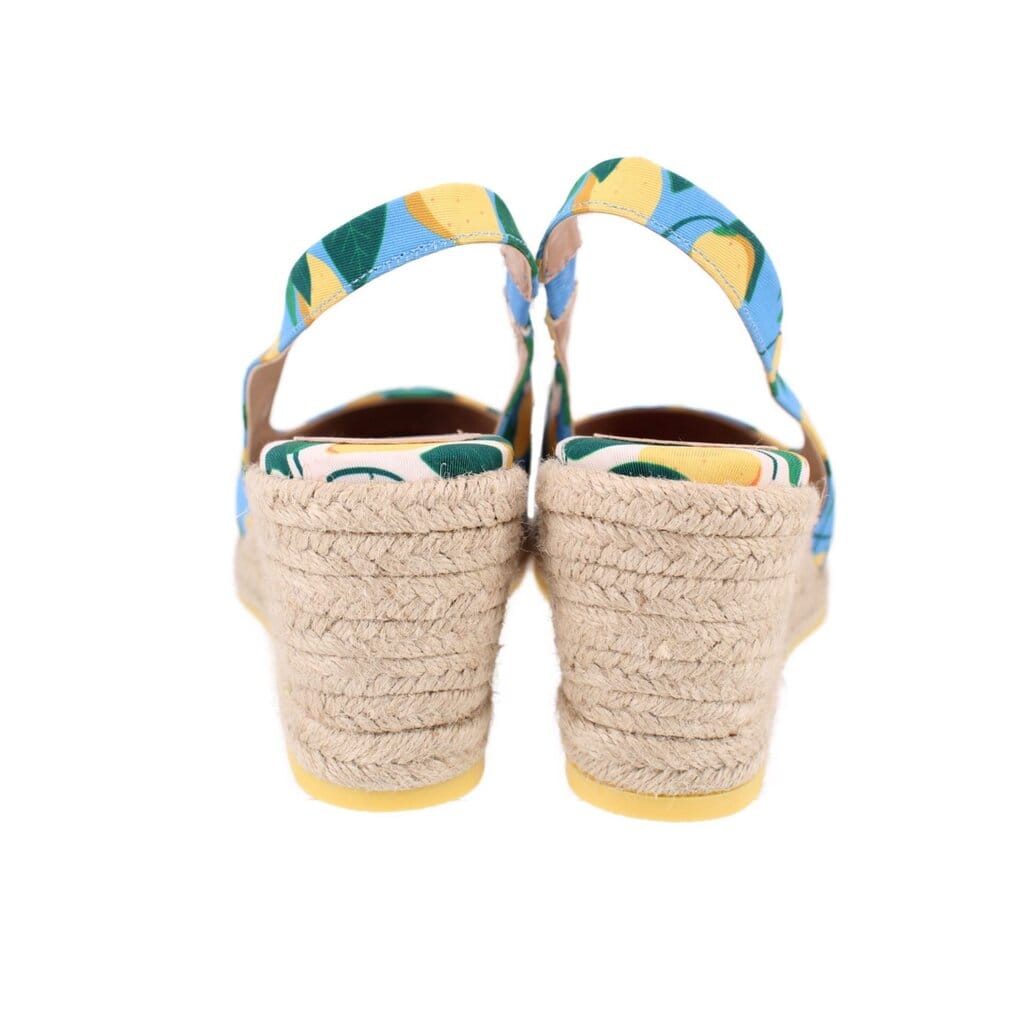 COLE HAAN ESPADRILLE HEELS LEMON 8 US
