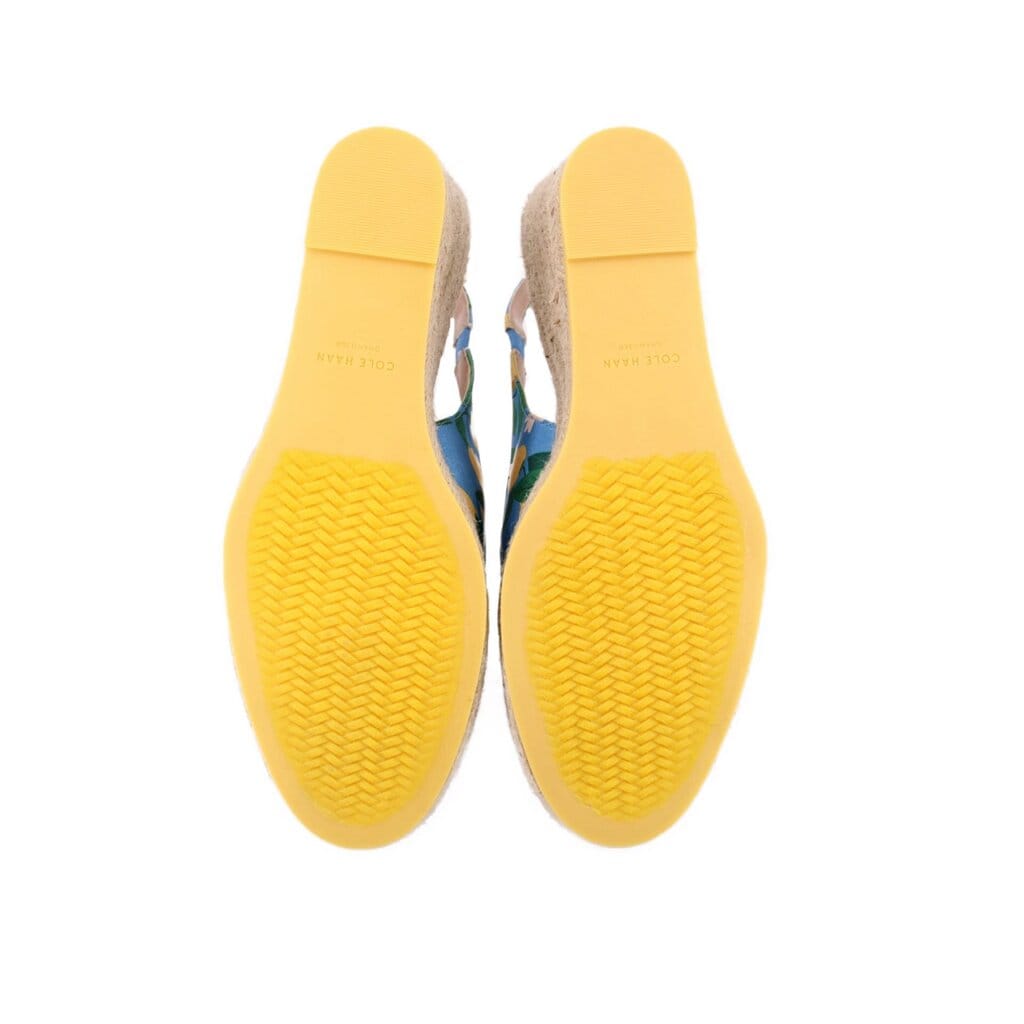 COLE HAAN ESPADRILLE HEELS LEMON 8 US