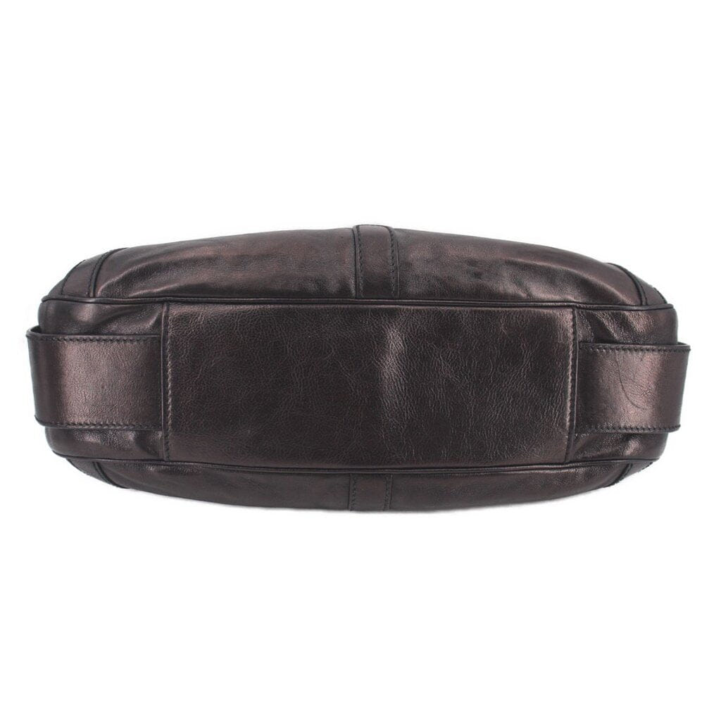 Saint Laurent YSL VINTAGE MOMBASA SHOULDER BAGS BROWN