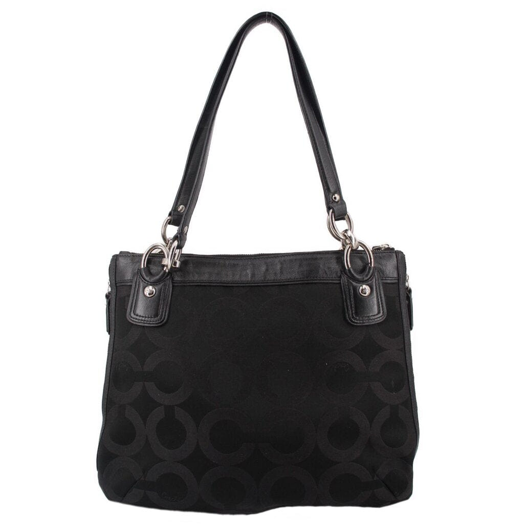 COACH VINTAGE KRISTEN SHOULDER BAGS BLACK