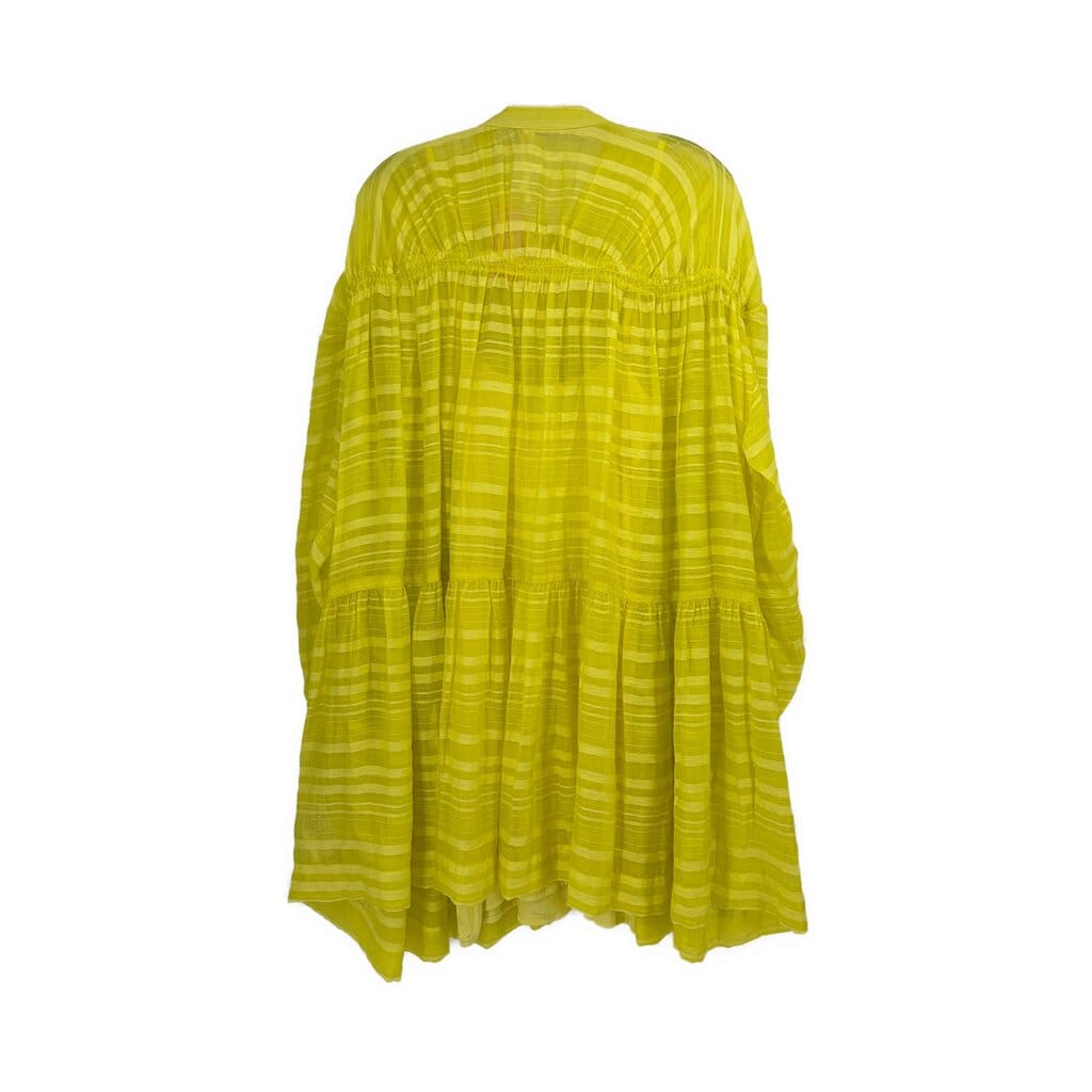 ANTHROPOLOGIE LONG SLEEVE DRESSES YELLOW S