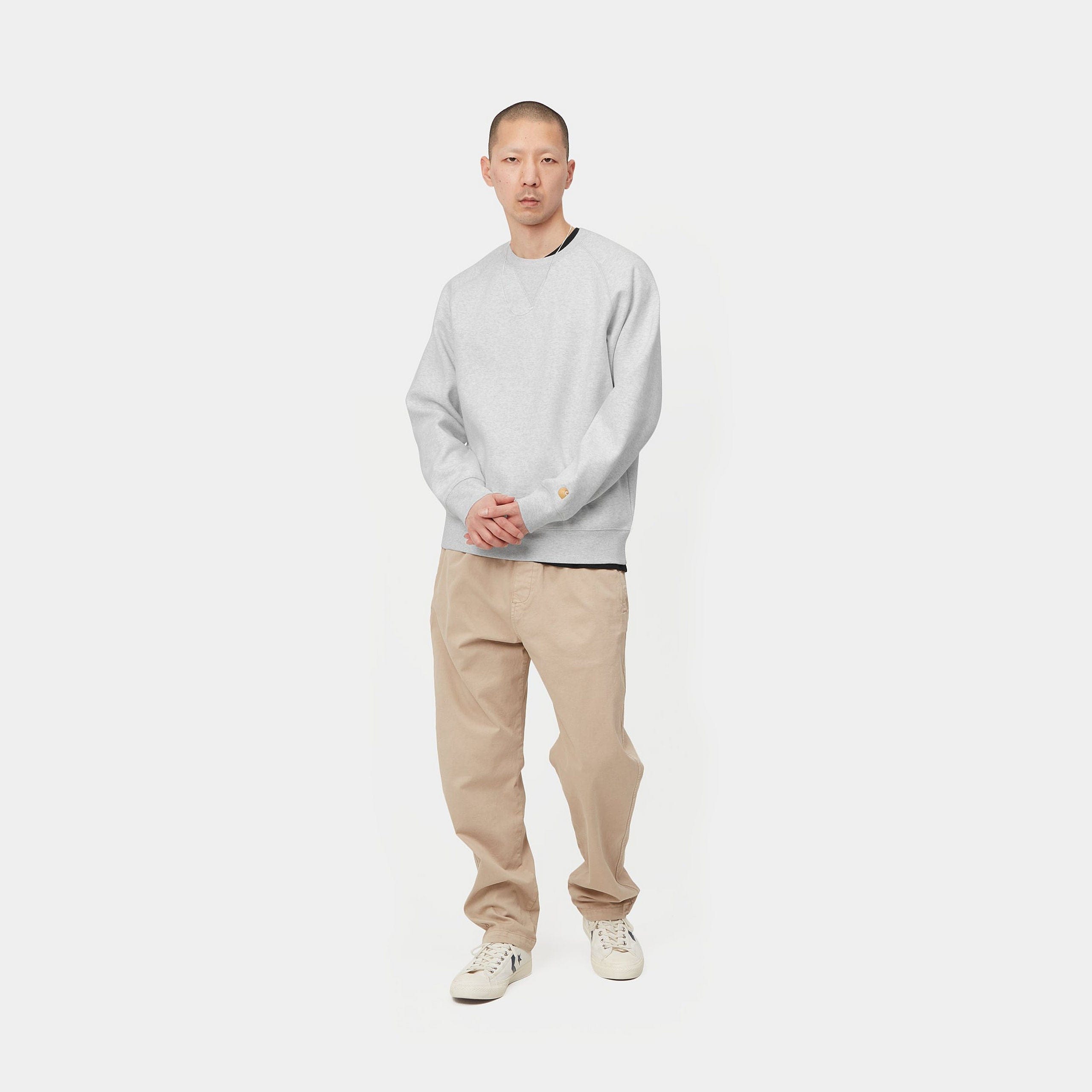Carhartt WIP Chase Sweatshirt - Ash Heather