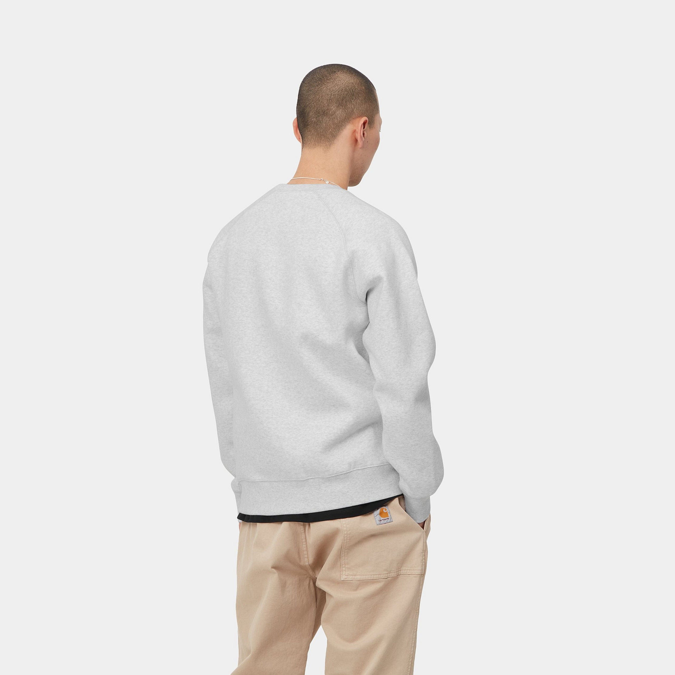 Carhartt WIP Chase Sweatshirt - Ash Heather