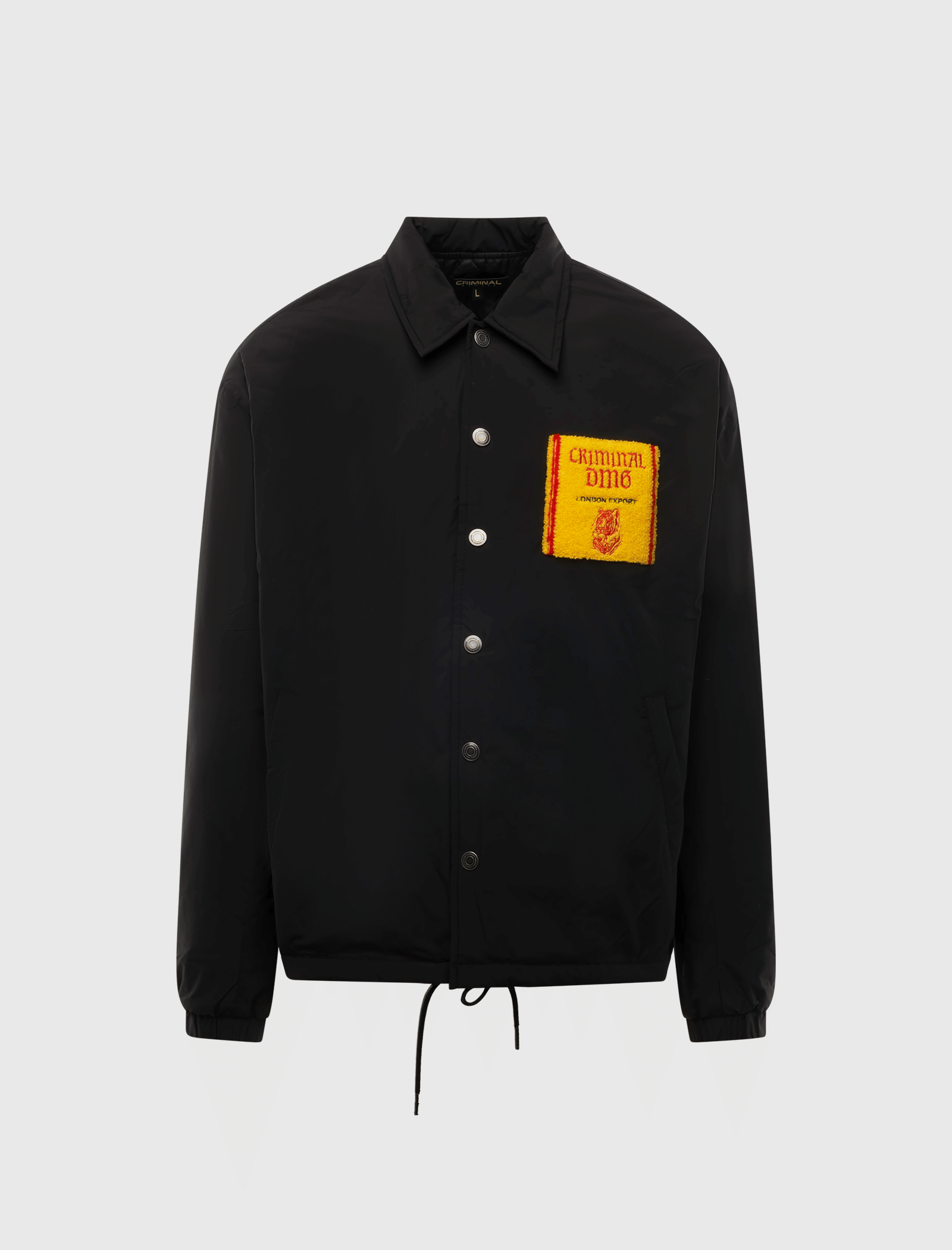 CRIMINAL DAMAGE BEER MAT APPLIQUE COACH JACKET