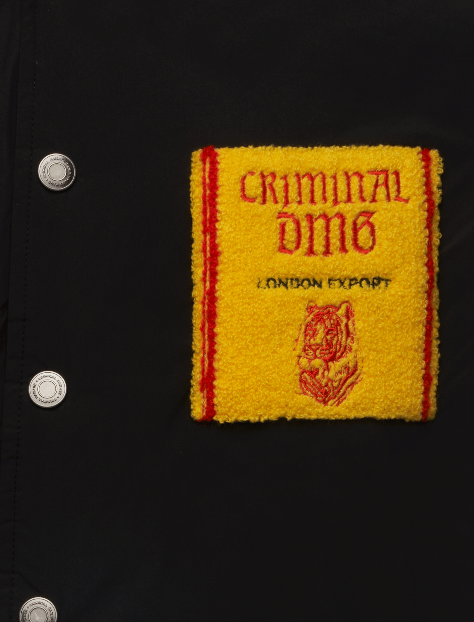CRIMINAL DAMAGE BEER MAT APPLIQUE COACH JACKET