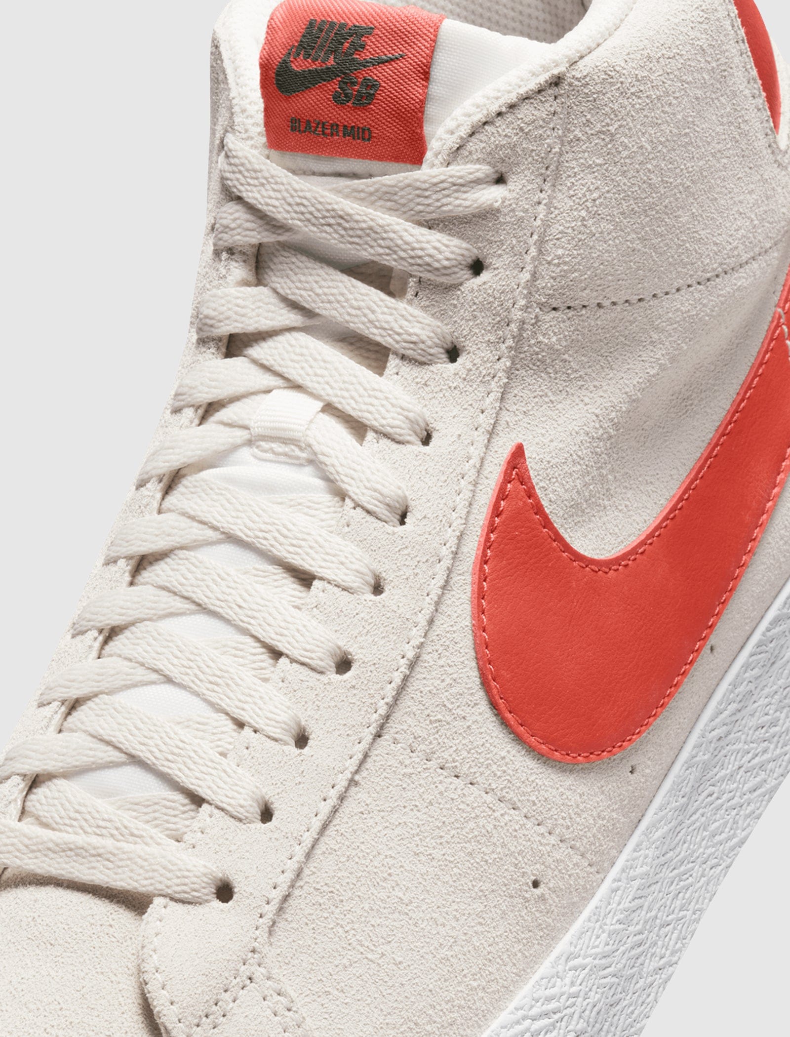 NIKE SKATEBOARD SB ZOOM BLAZER MID "PHOTON DUST/ORANGE"