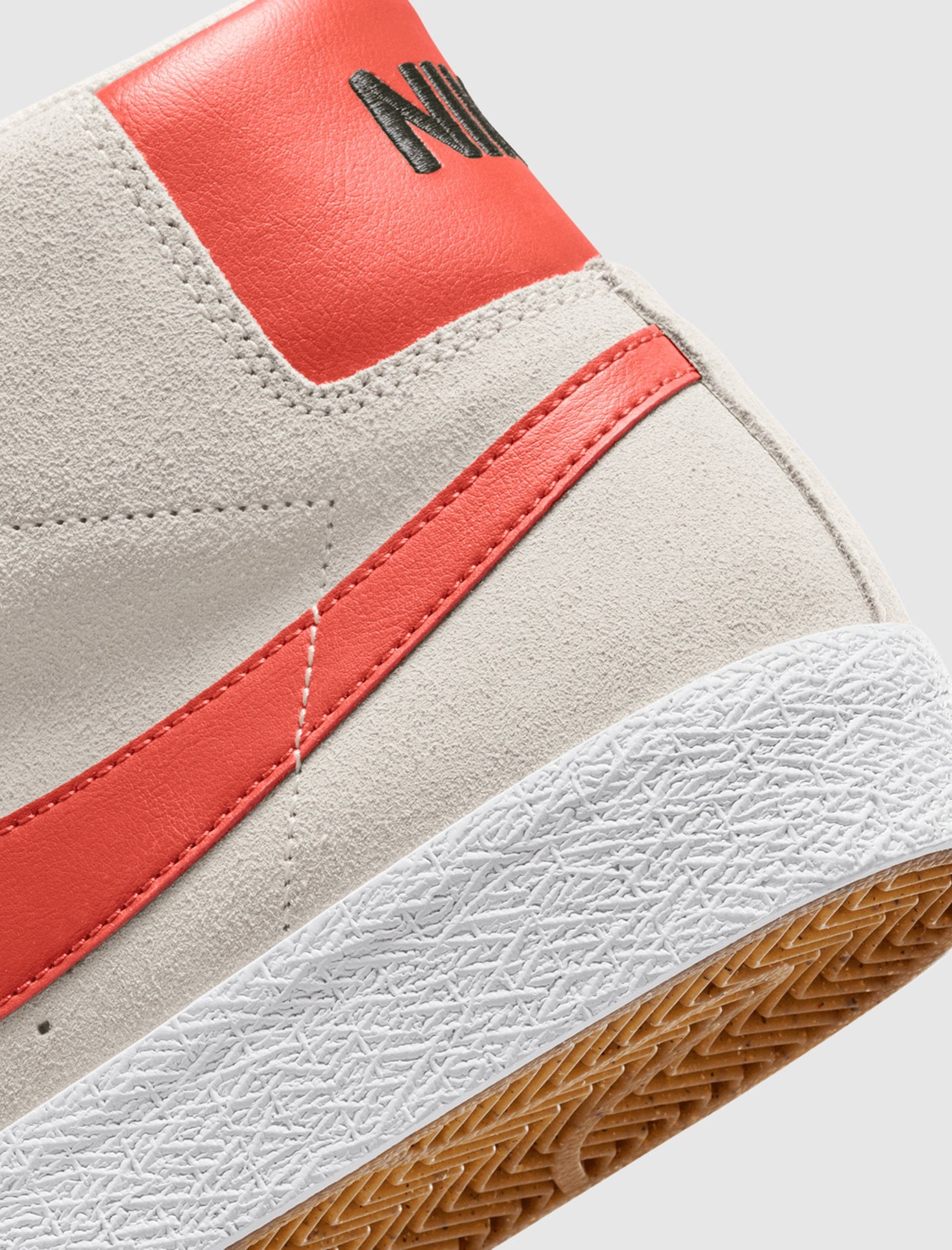 NIKE SKATEBOARD SB ZOOM BLAZER MID "PHOTON DUST/ORANGE"