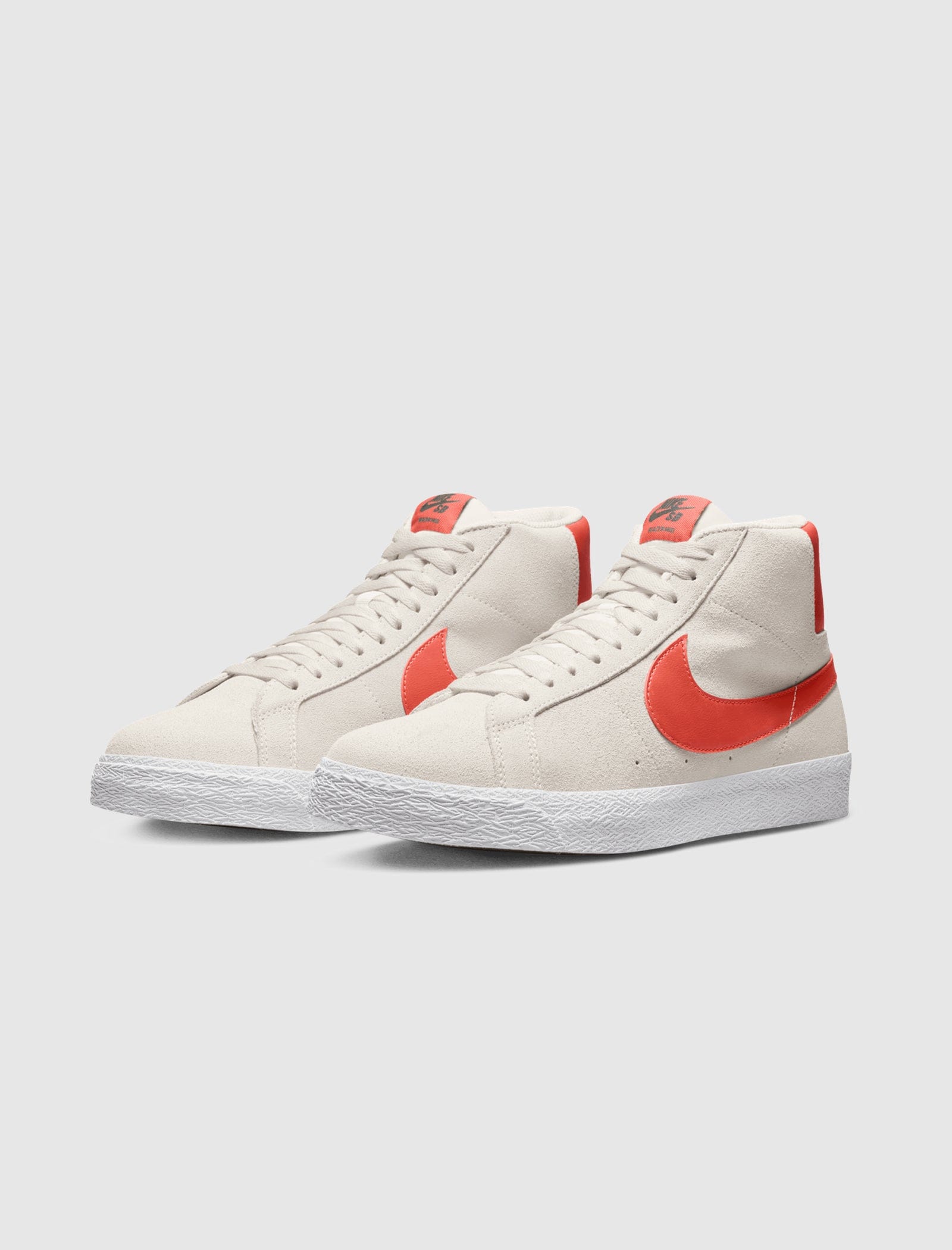 NIKE SKATEBOARD SB ZOOM BLAZER MID "PHOTON DUST/ORANGE"