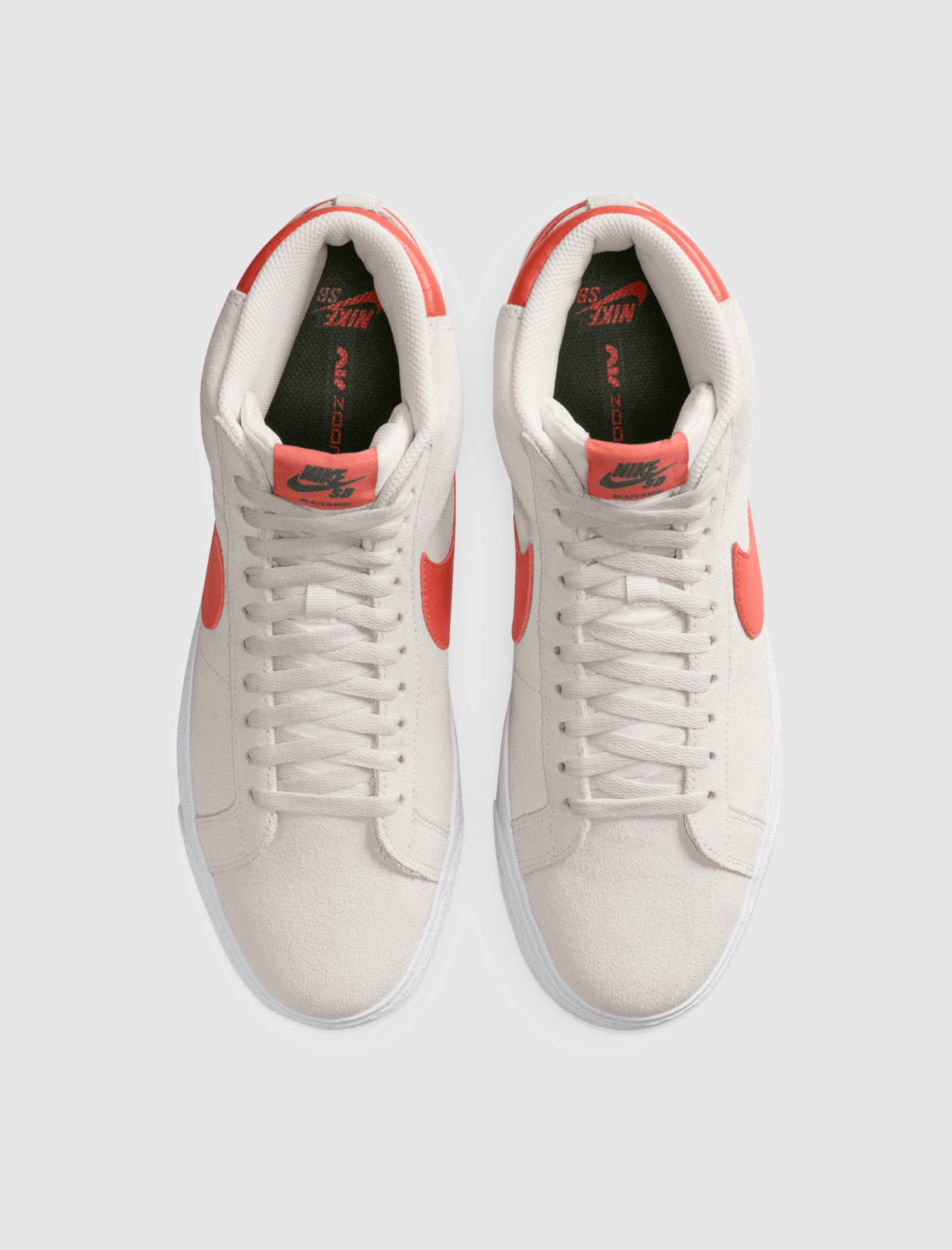 NIKE SKATEBOARD SB ZOOM BLAZER MID "PHOTON DUST/ORANGE"