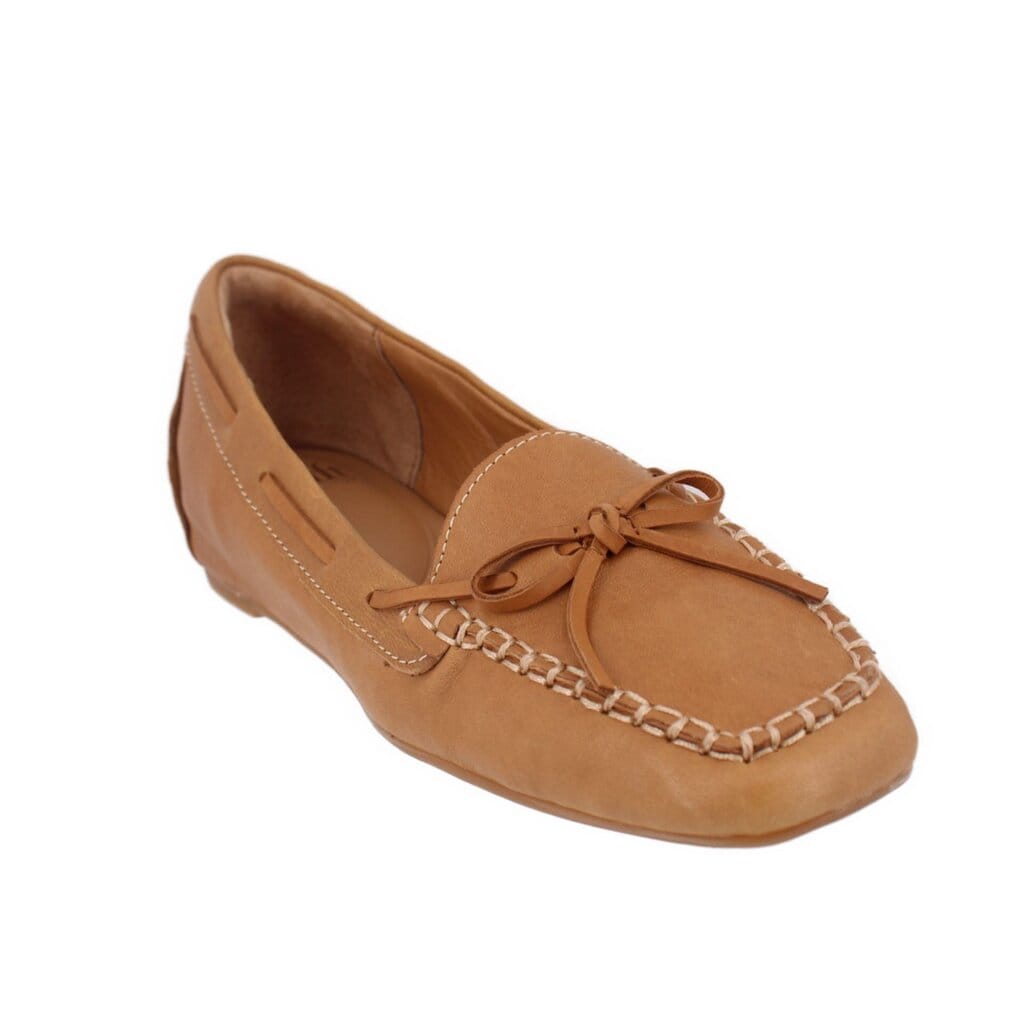 SOFT LEATHER LOAFERS BROWN 8 US