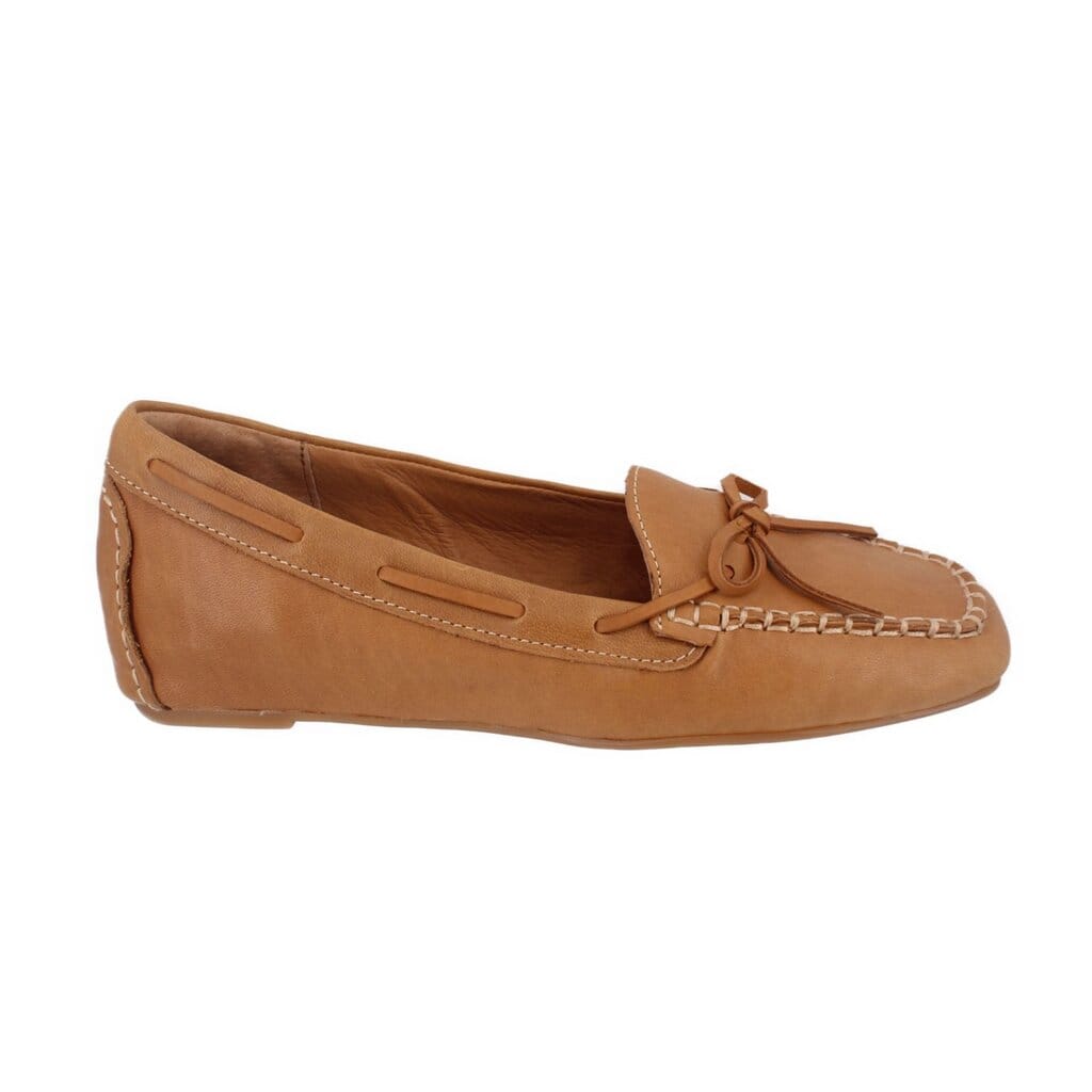 SOFT LEATHER LOAFERS BROWN 8 US