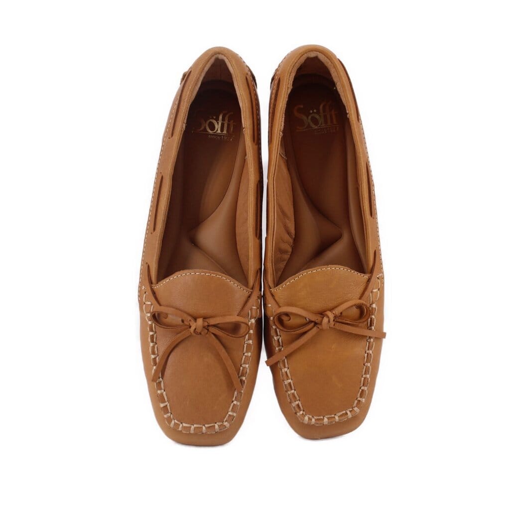 SOFT LEATHER LOAFERS BROWN 8 US