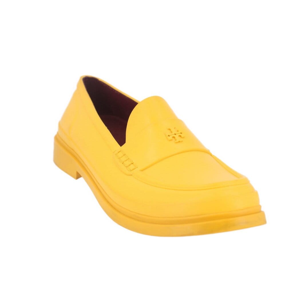 TORY BURCH RUBBER LOAFERS YELLOW 10 US