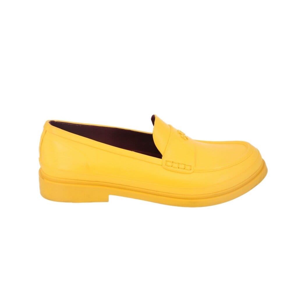 TORY BURCH RUBBER LOAFERS YELLOW 10 US