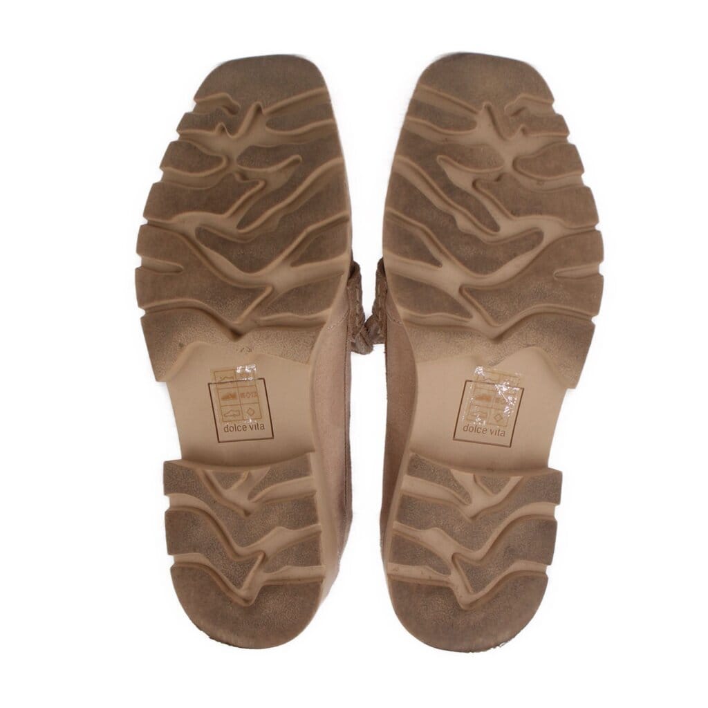 DOLCE VITA SUEDE LOAFERS NUDE 8
