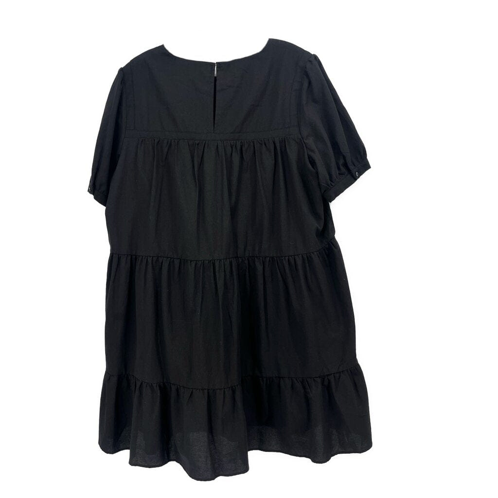 POMANDER PLACE TIERED DRESSES BLACK XL