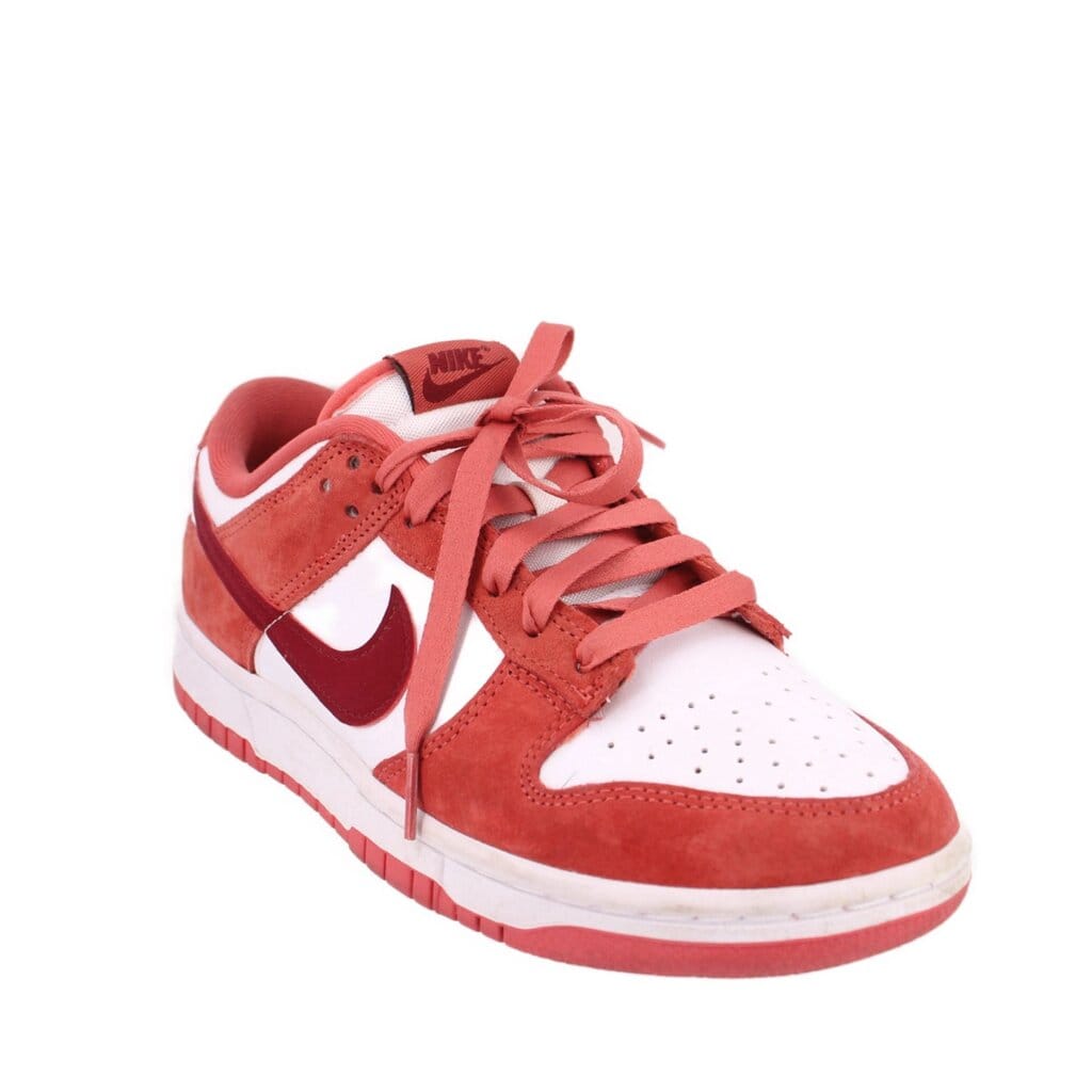 NIKE WOMEN'S 'VALENTINE'S DAY' DUNK LOW SNEAKERS RED 7.5 US