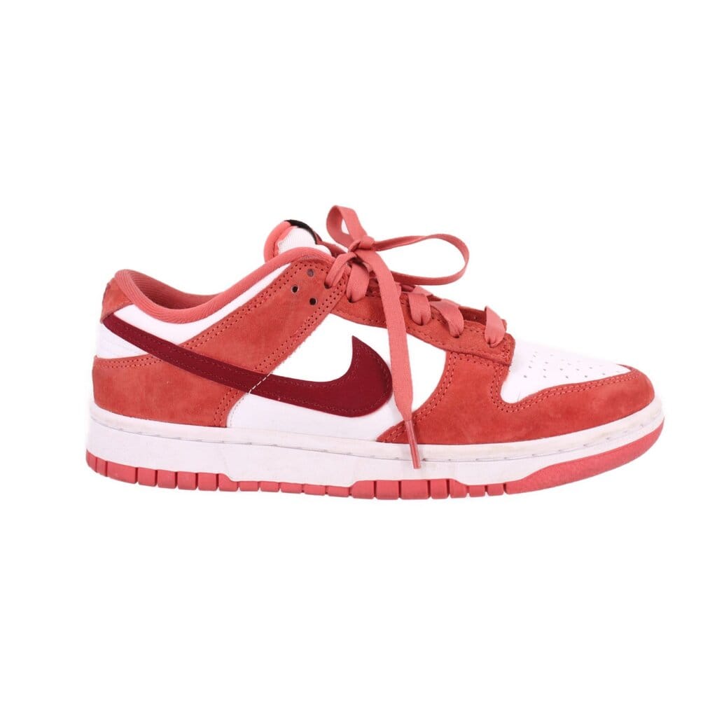 NIKE WOMEN'S 'VALENTINE'S DAY' DUNK LOW SNEAKERS RED 7.5 US