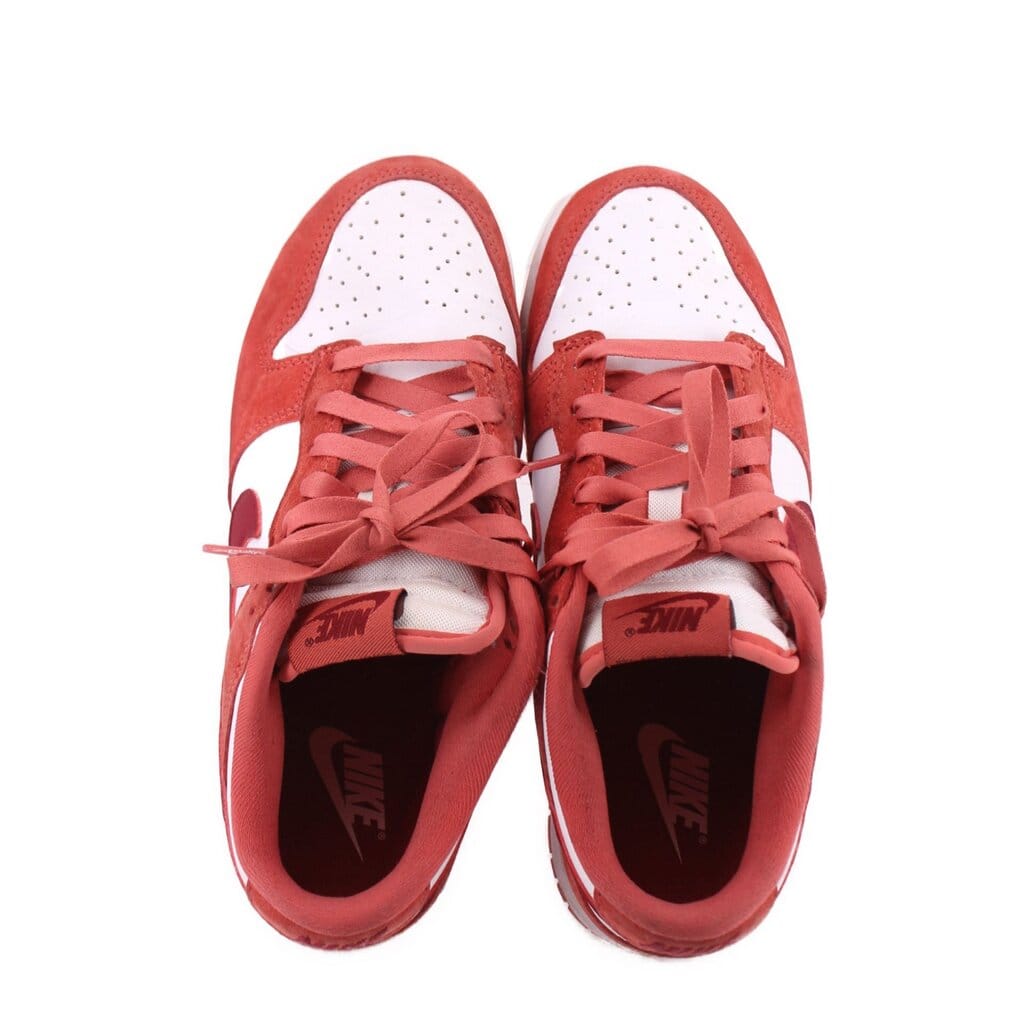 NIKE WOMEN'S 'VALENTINE'S DAY' DUNK LOW SNEAKERS RED 7.5 US
