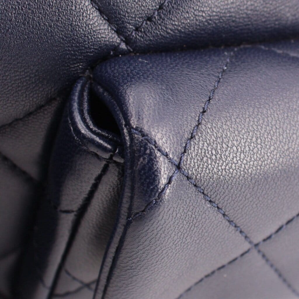 CHANEL TRENDY LARGE SHOULDER BAGS NAVY