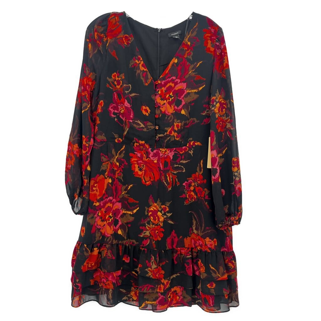 HALOGEN LONG SLEEVE DRESSES BLACK L