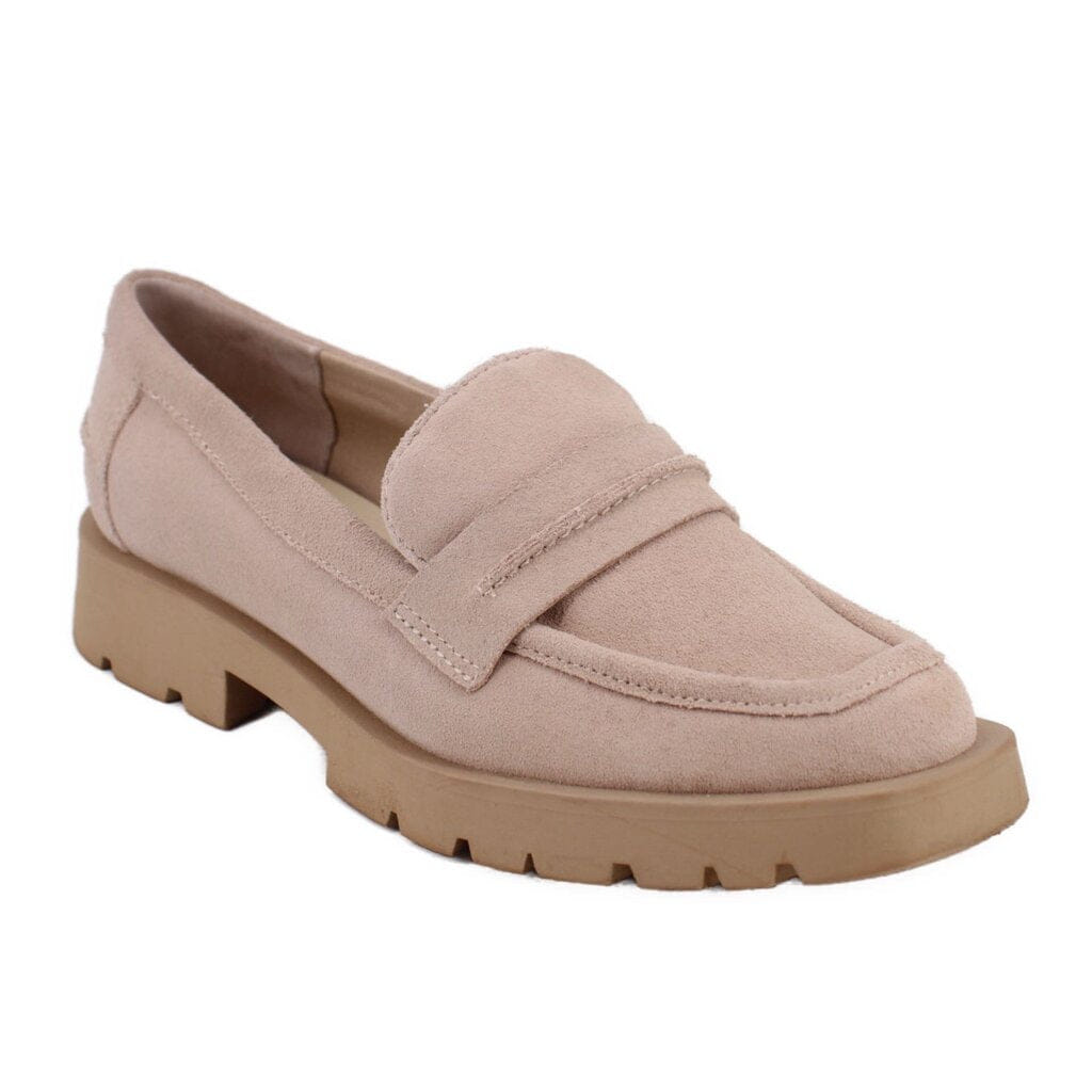 DOLCE VITA ELIAS SUEDE LOAFERS TAN 7.5 US