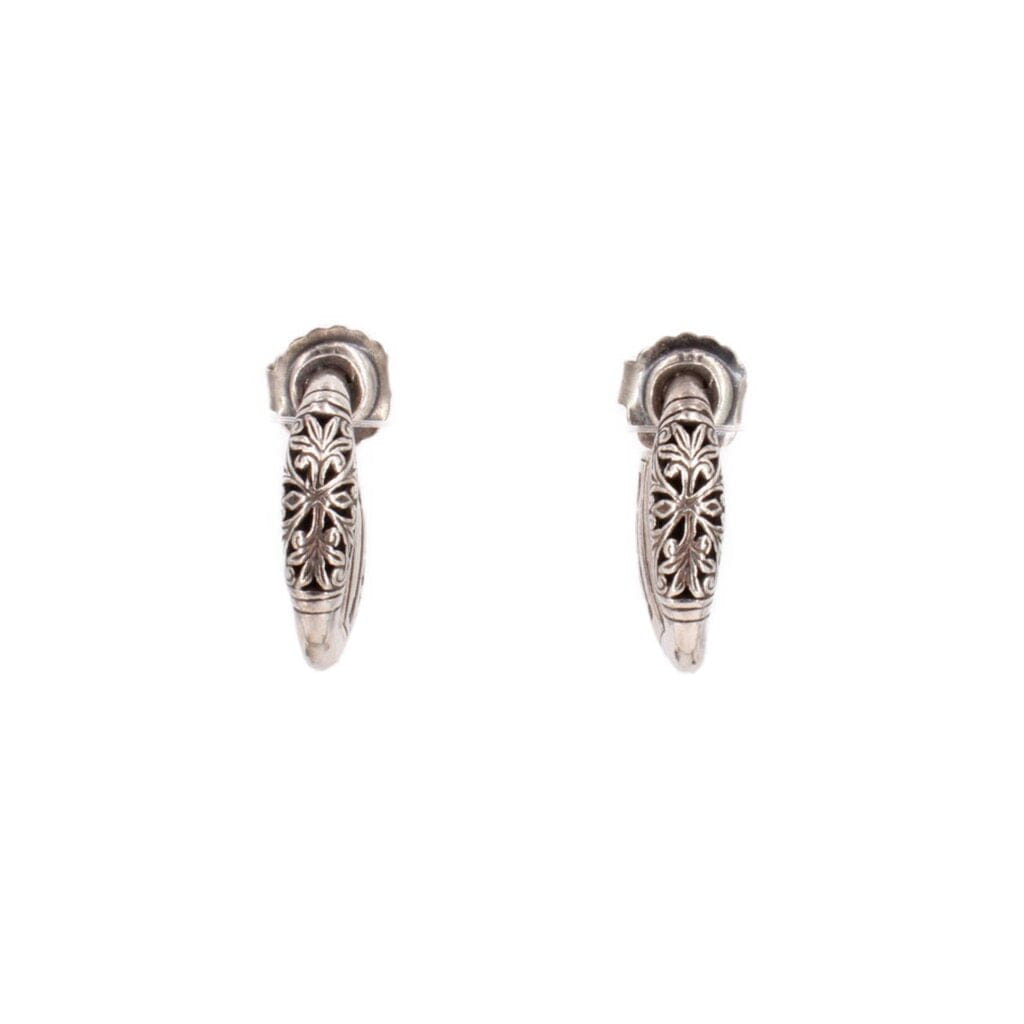 KONSTANTINO STERLING SILVER FILIGREE EARRINGS