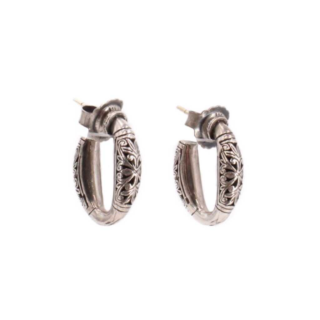 KONSTANTINO STERLING SILVER FILIGREE EARRINGS