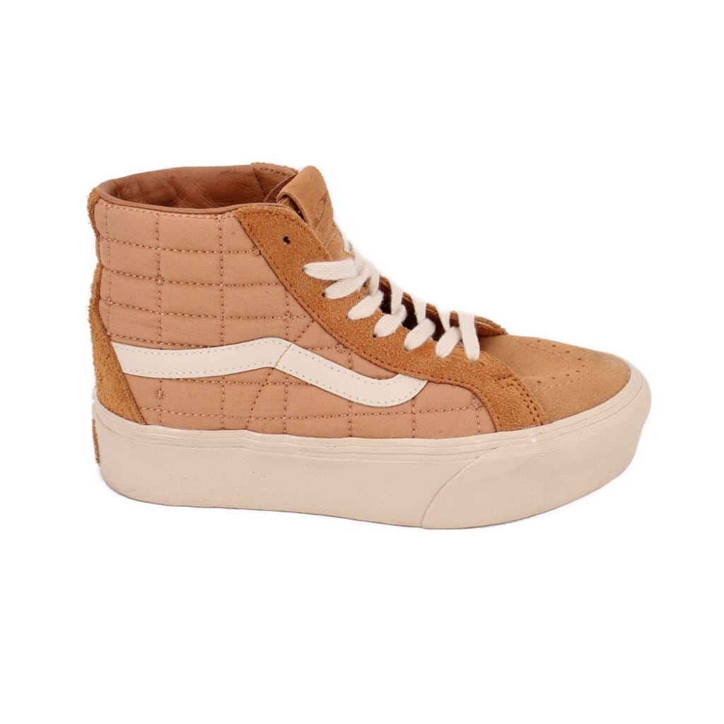 VANS HIGH TOP SNEAKERS BROWN 7.5 US
