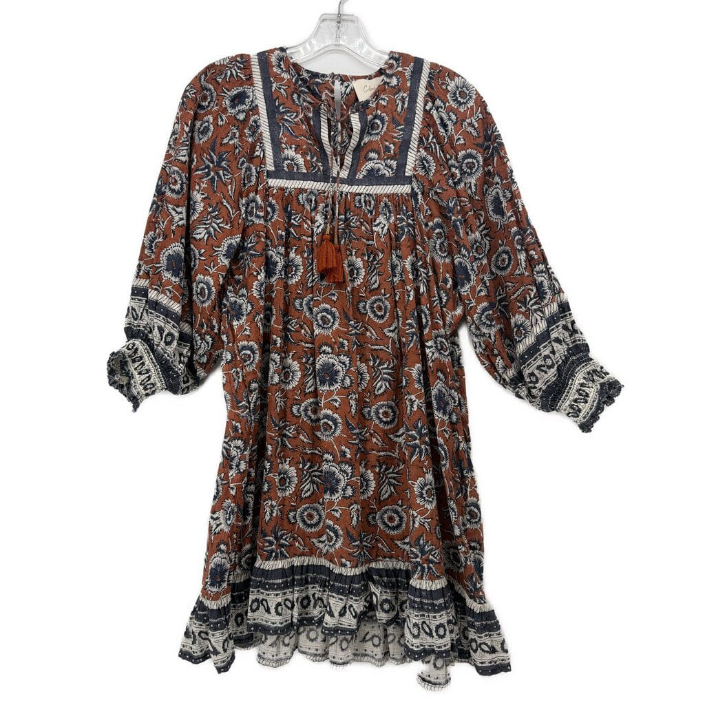 CLEOBELLA PRINT DRESSES BROWN S