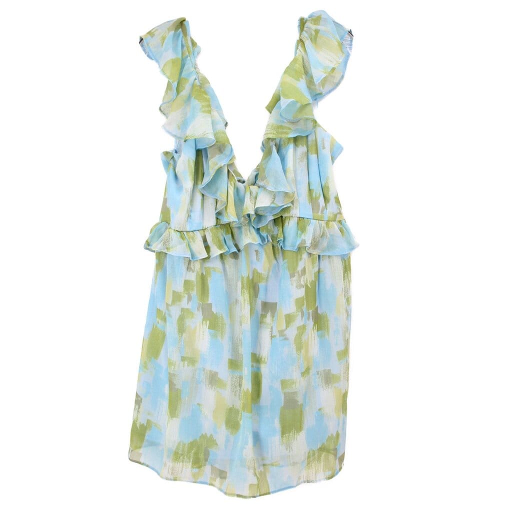 ABERCROMBIE PRINT DRESSES BLUE XL