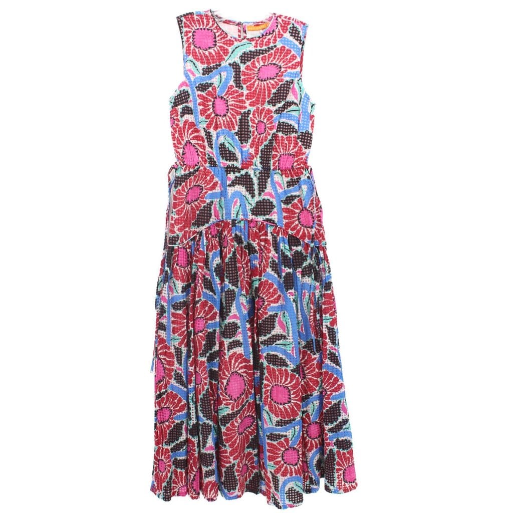 OLIPHANT PRINT DRESSES RED XS