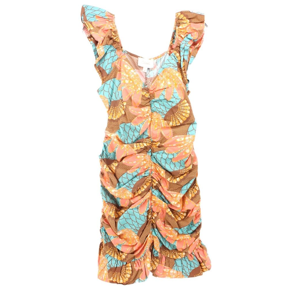 CLEOBELLA ROUCHED DRESSES ORANGE M