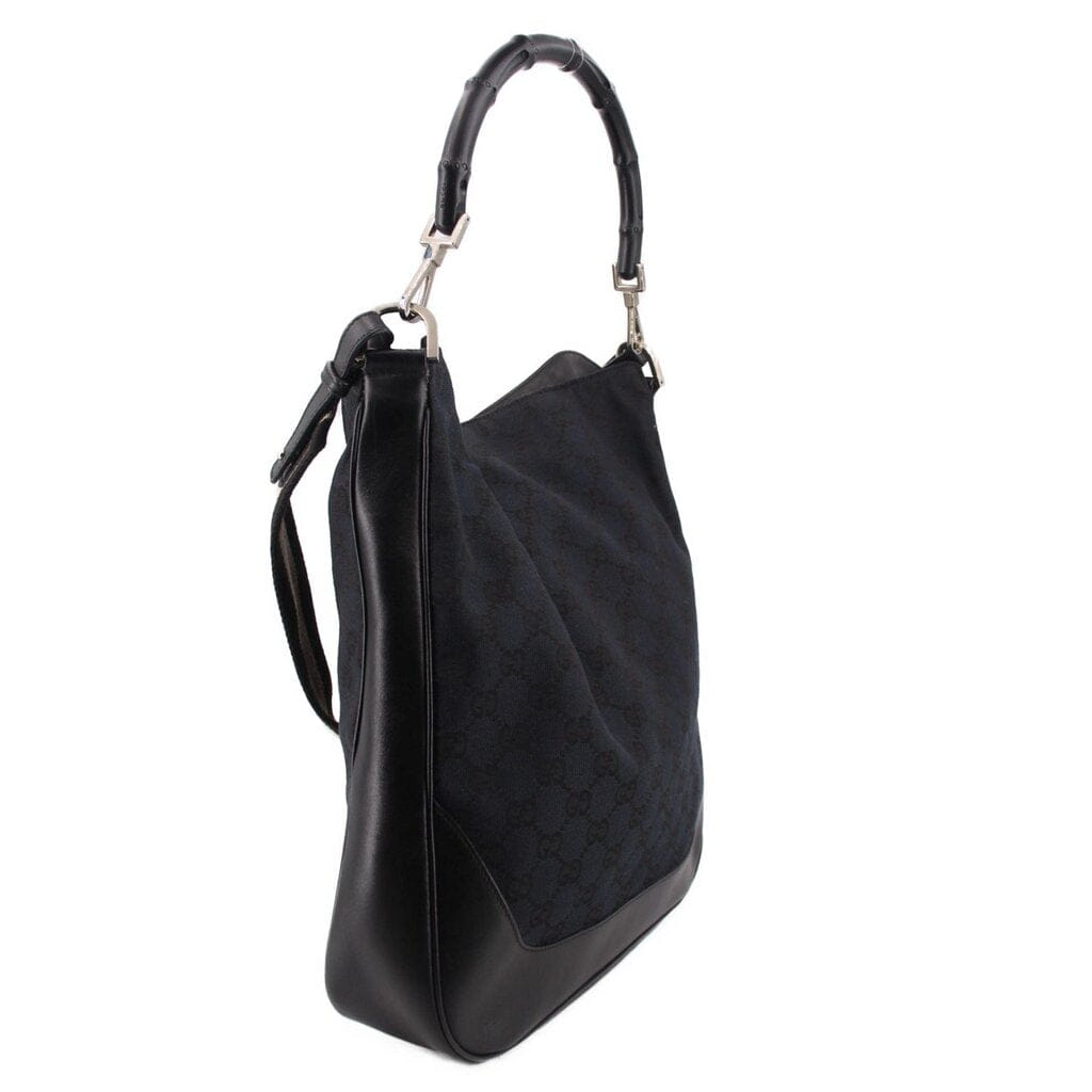 GUCCI VINTAGE SHOULDER BAGS BLACK