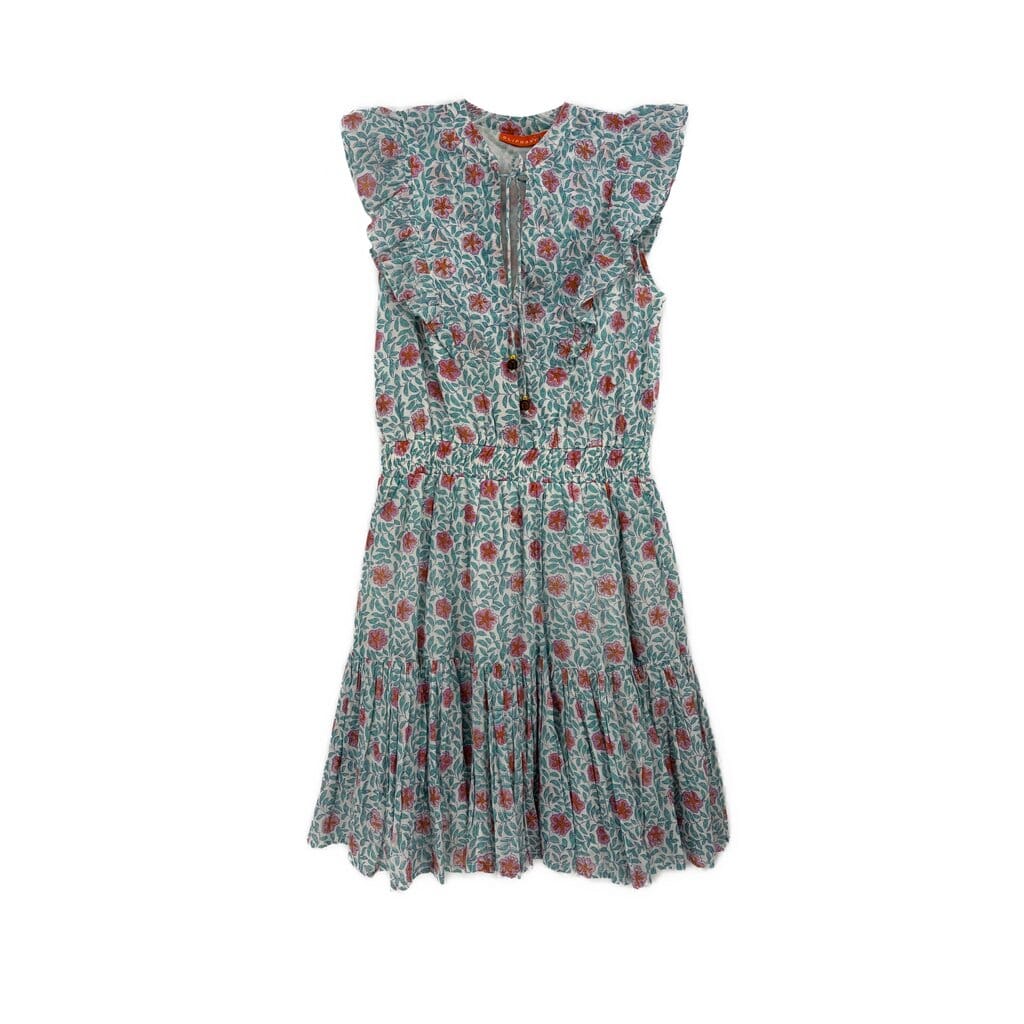 OLIPHANT PRINT DRESSES GREEN XS