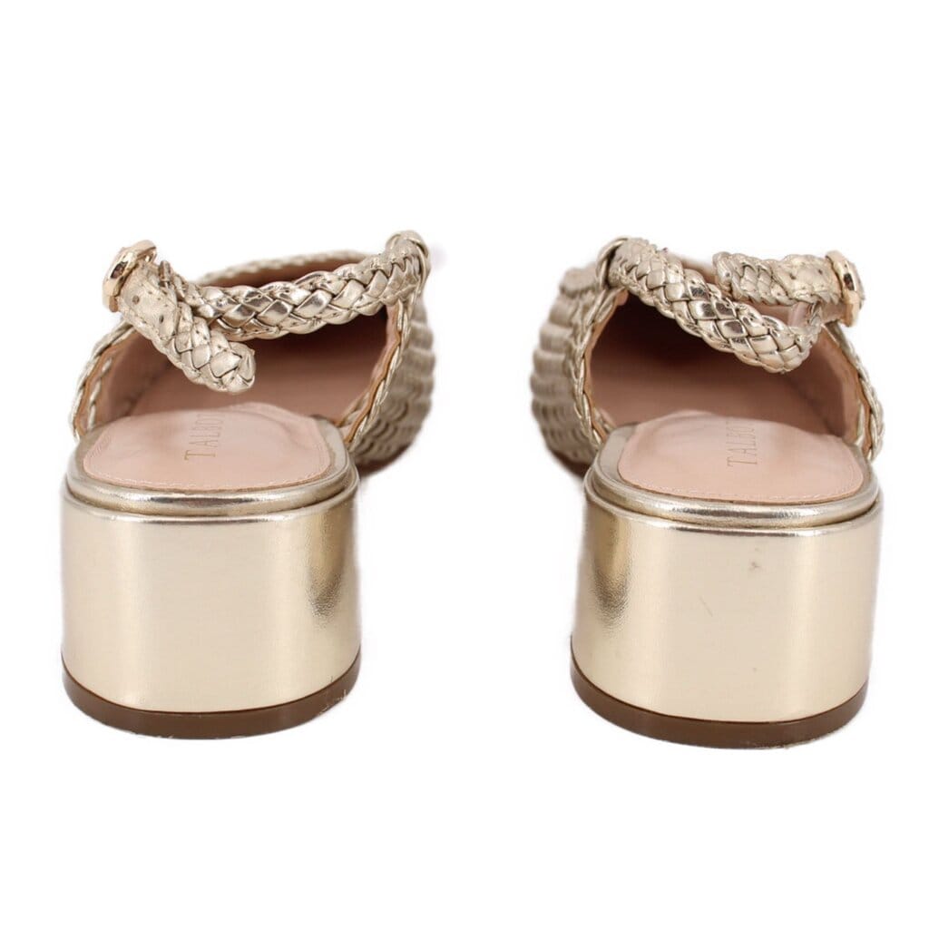TALBOTS SLINGBACK HEELS GOLD 7 US